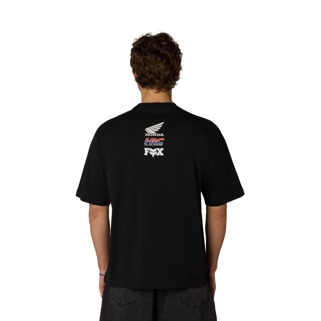 Fox Racing Honda Midweight Ss Tee in SCHWARZ