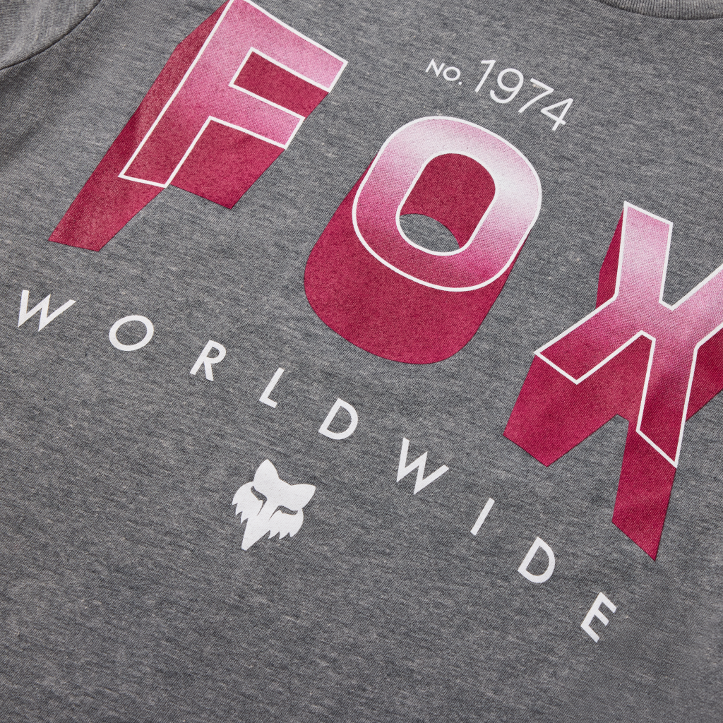 Fox Racing Yth Block Ss Tee in GRAU