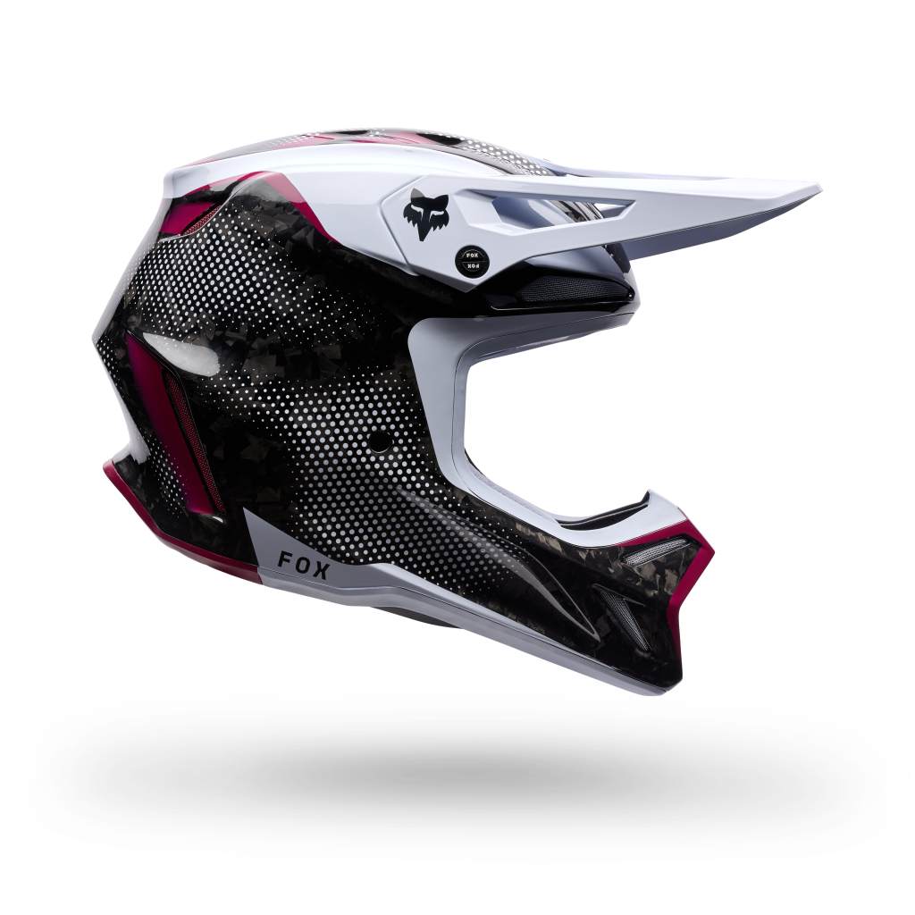 Fox Racing V3 Rs Tactile Helmet in WEISS
