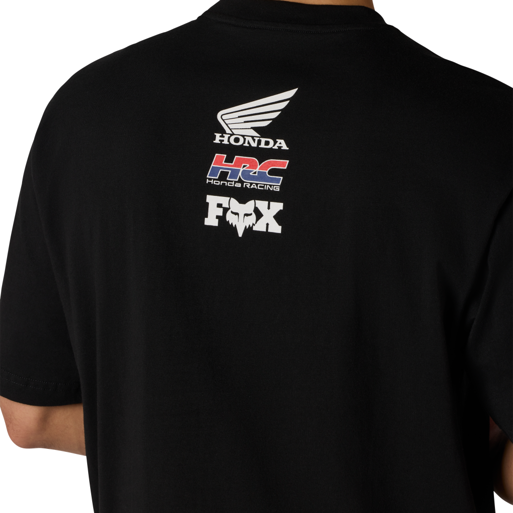 Fox Racing Honda Midweight Ss Tee in SCHWARZ