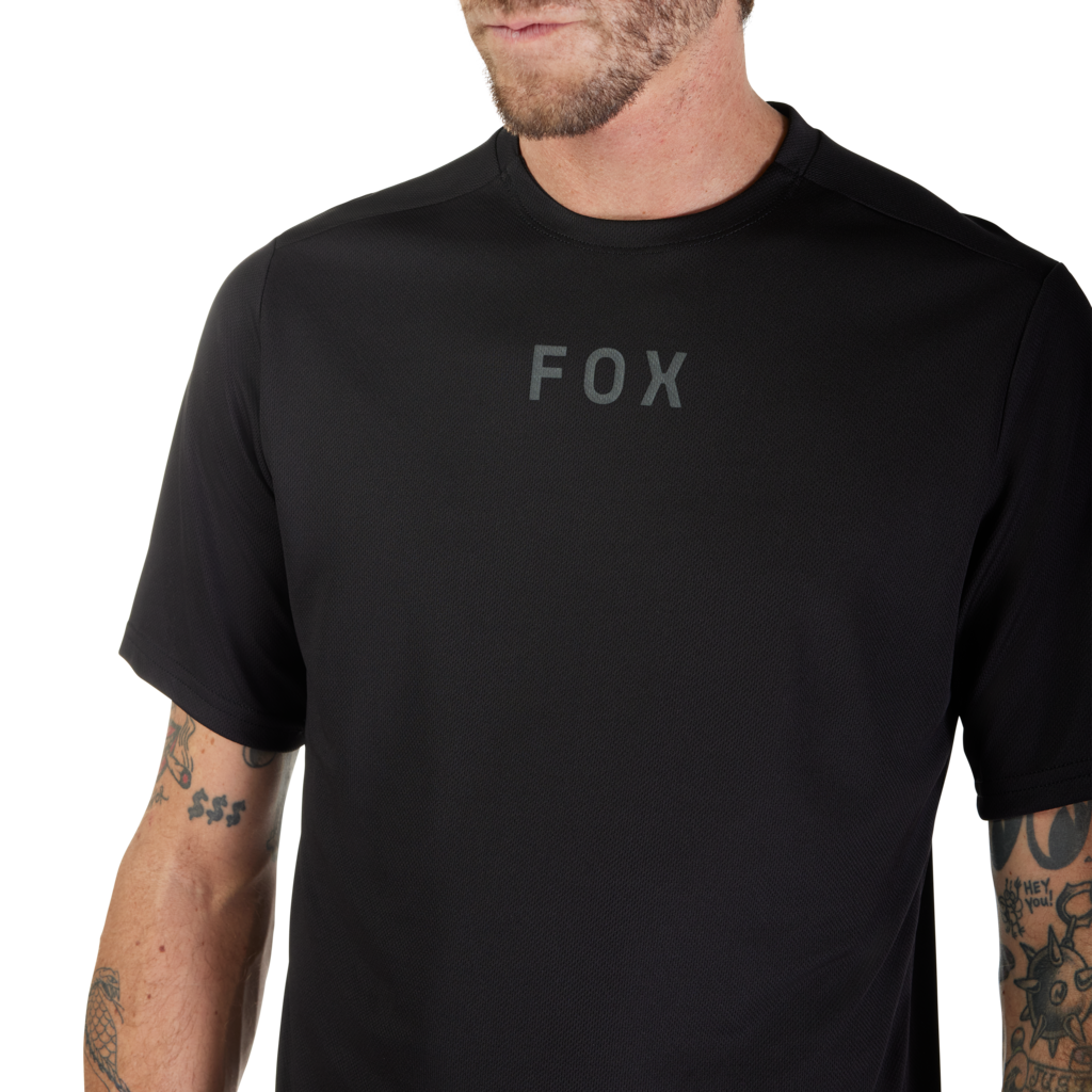 Fox Racing Ranger SS Wordmark Trikot kurzarm in SCHWARZ