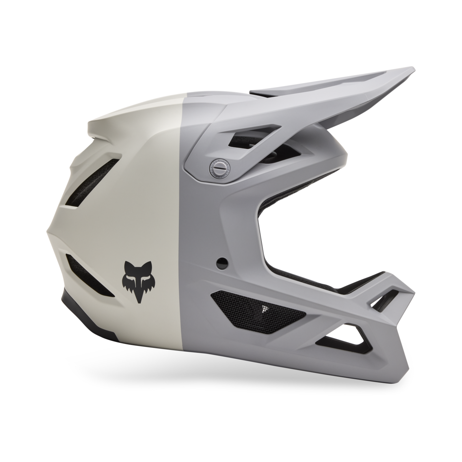 Rampage Vollvisier Helm light grey