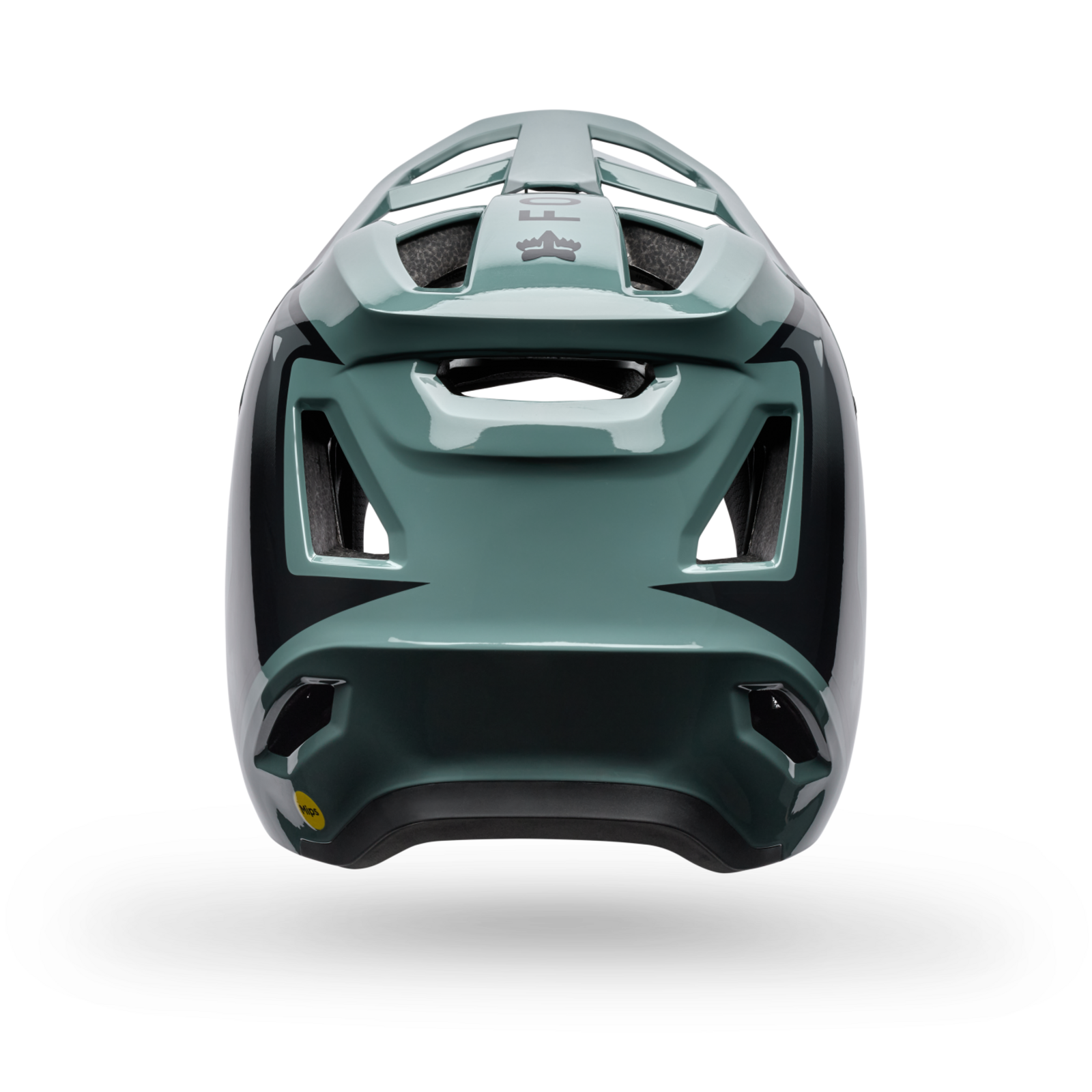 Fox Racing Rampage Vollvisier Helm in GRÜN