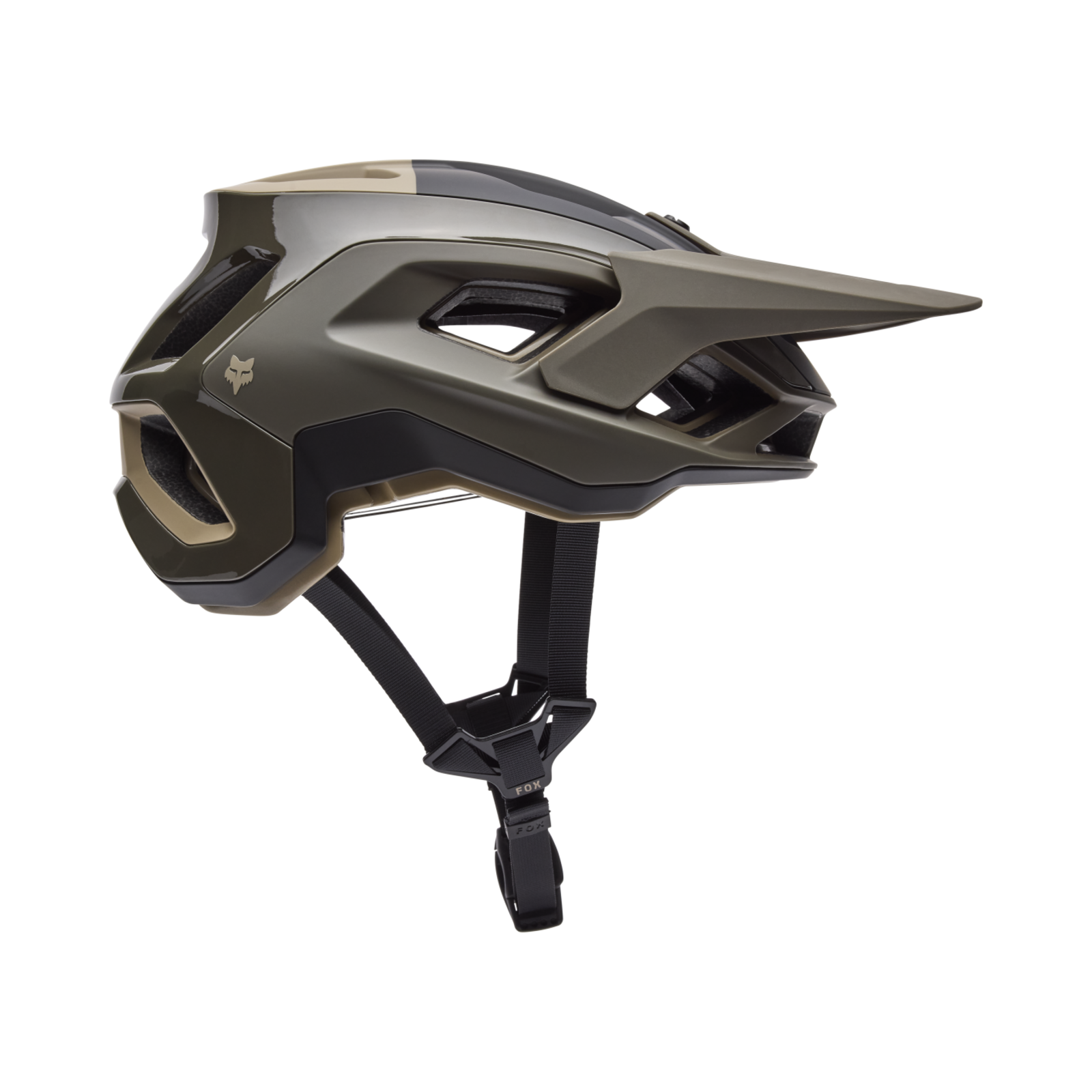Fox Racing Speedframe RS Mountainbike Helm in BRAUN
