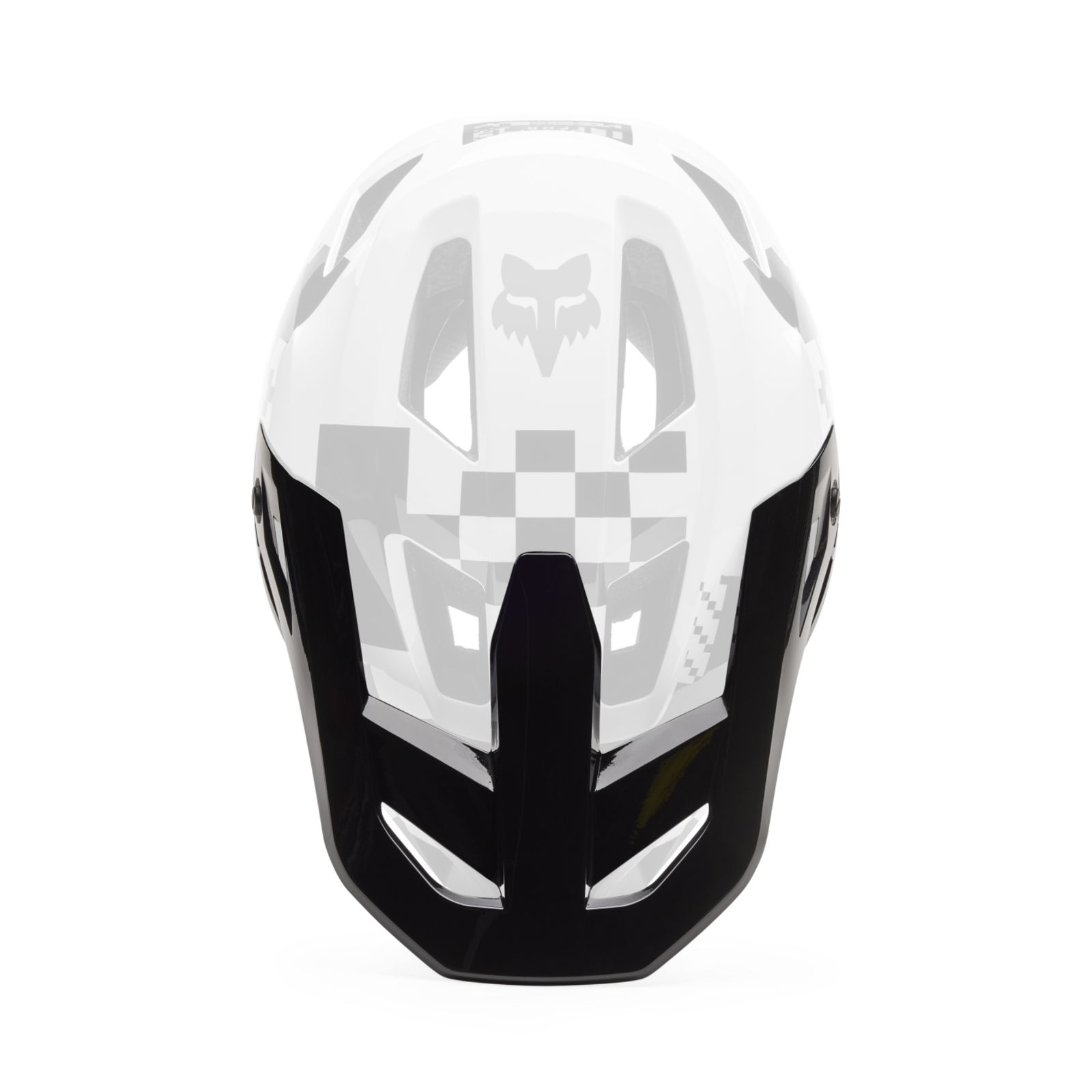 Fox Racing 24 Rampage Visor in SCHWARZ