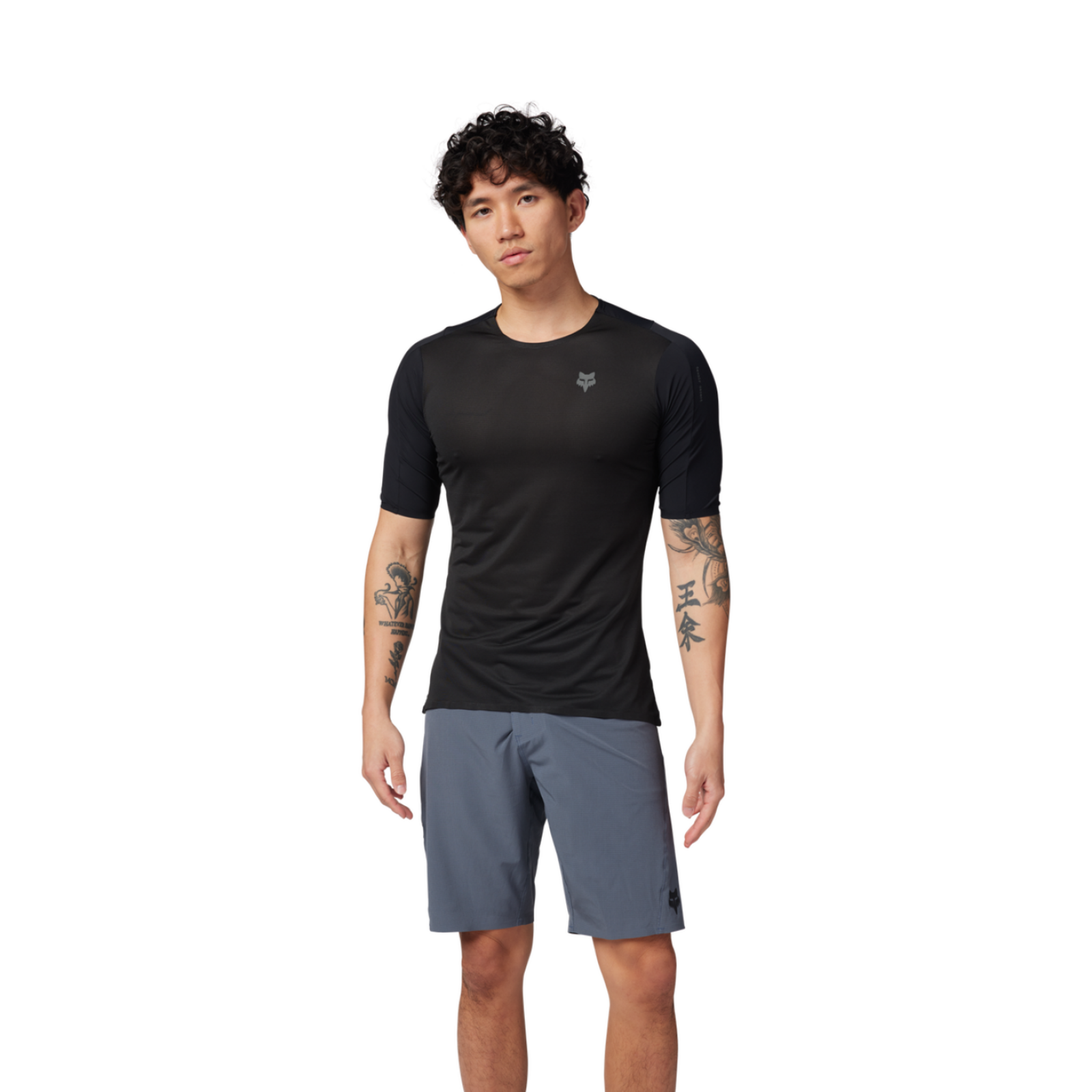 Fox Racing Flexair Ascent SS Trikot kurzarm in SCHWARZ