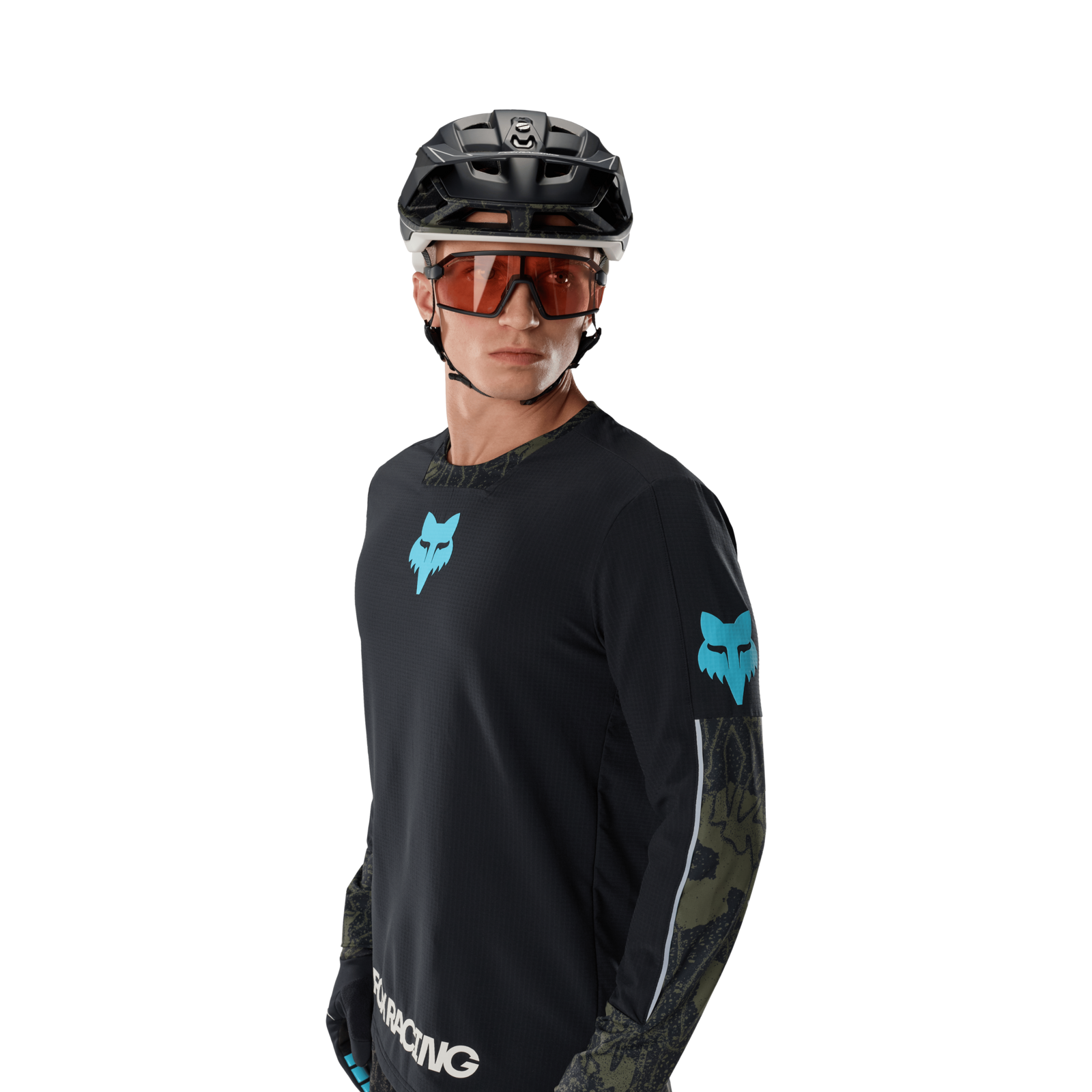Fox Racing Defend Thermal Jersey Lunar SE in SCHWARZ