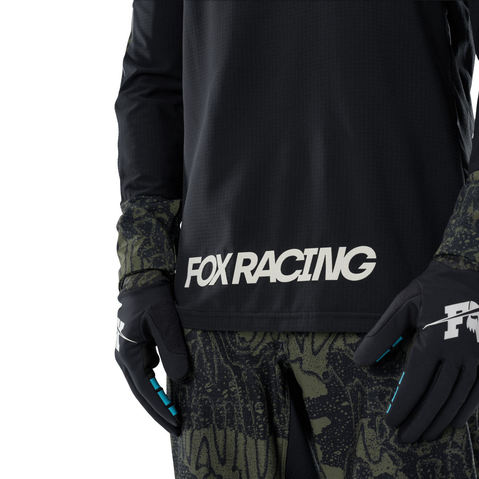 Fox Racing Defend Thermal Jersey Lunar SE in SCHWARZ