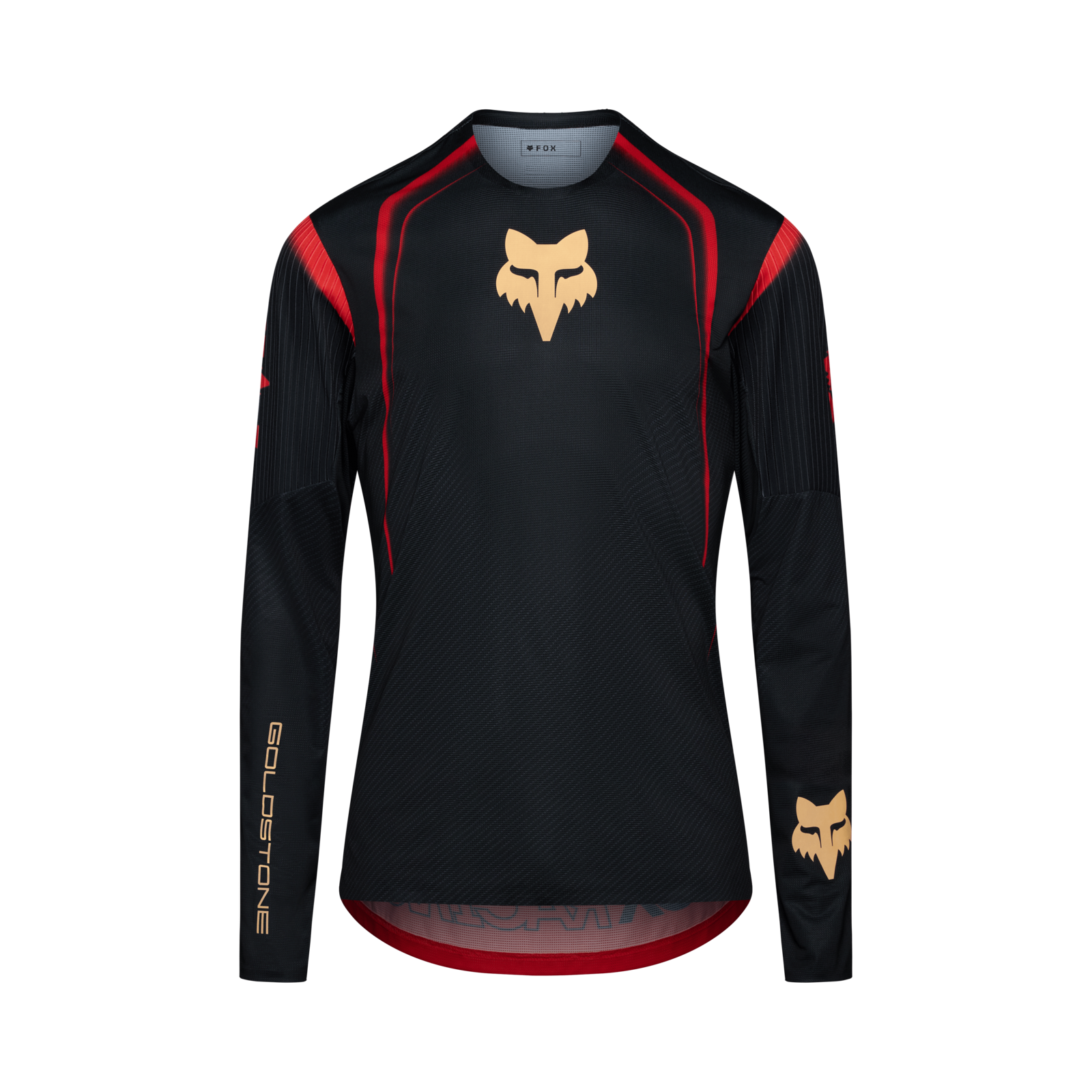 Fox Racing Flexair LS Jersey Goldstone SE in SCHWARZ