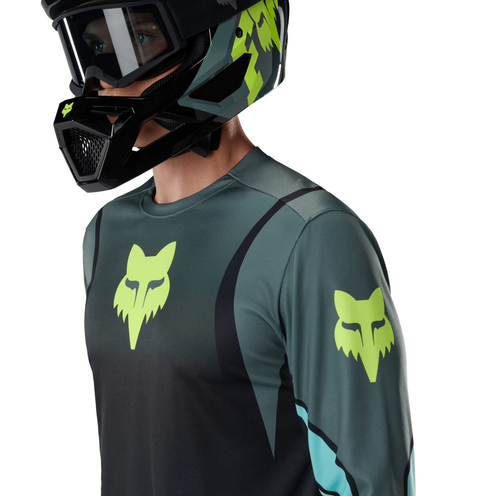 Fox Racing Ranger LS Jersey Foundry in SCHWARZ