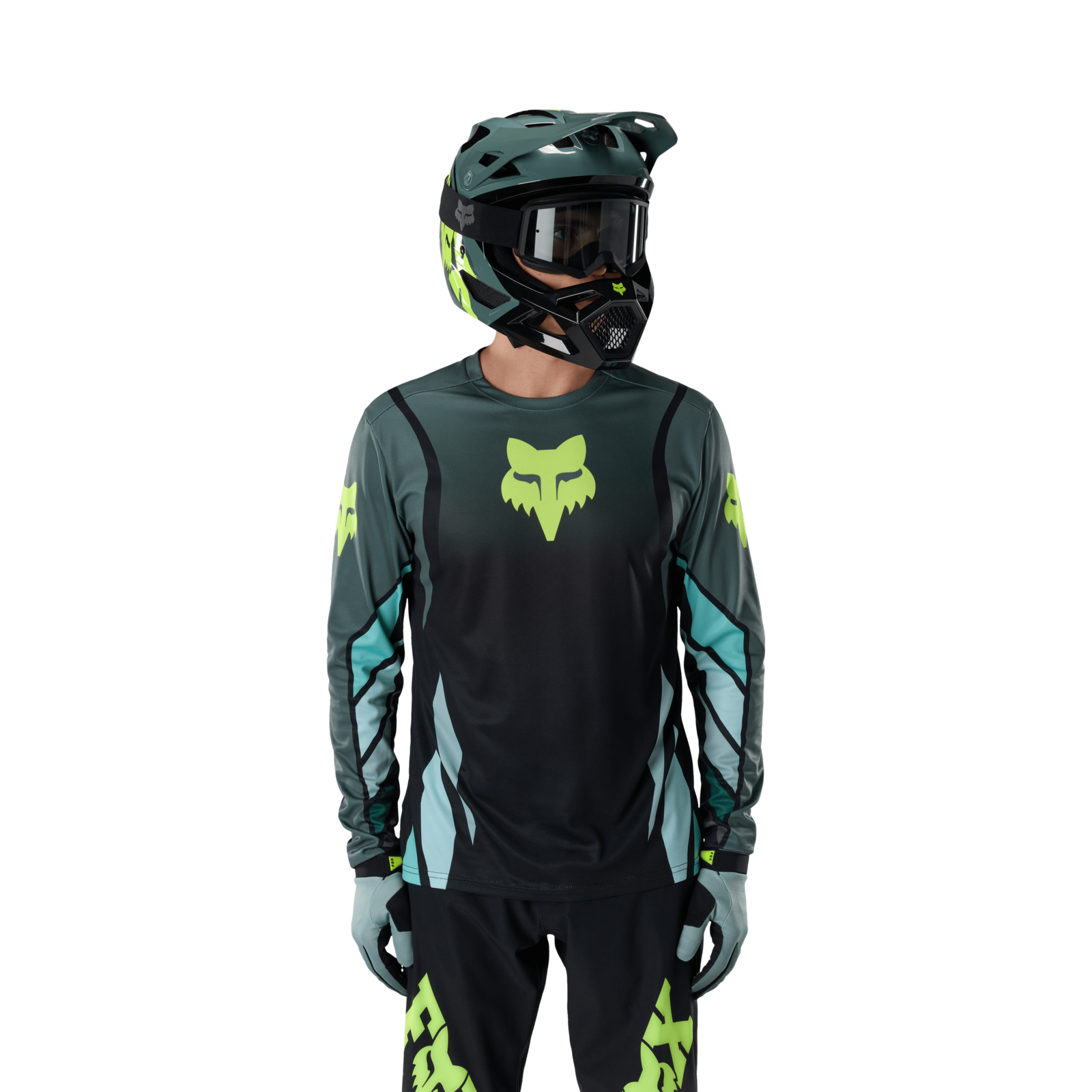 Fox Racing Ranger LS Jersey Foundry in SCHWARZ