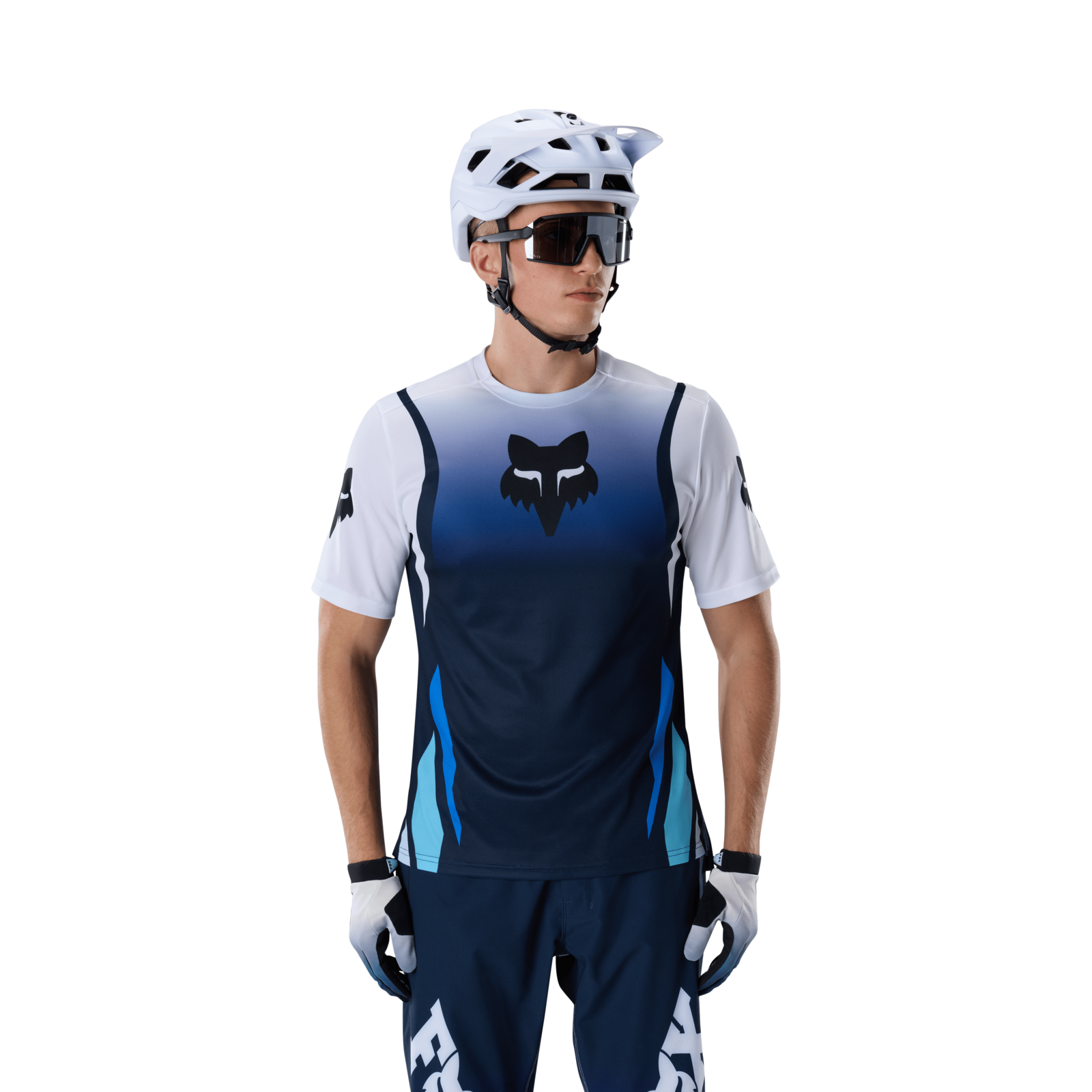 Fox Racing Ranger SS Jersey Foundry in BLAU