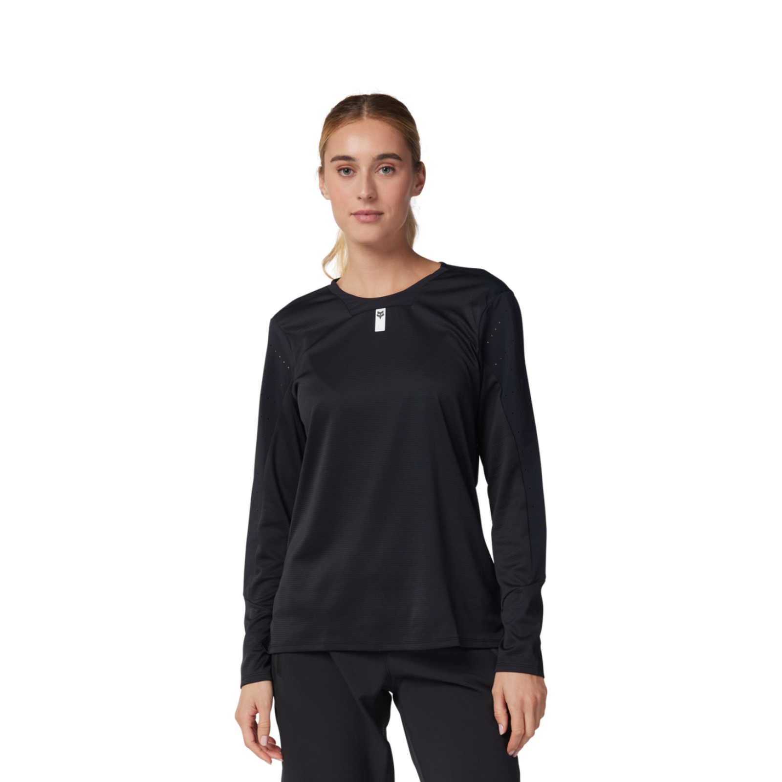 Fox Racing W Defend LS Trikot langarm in SCHWARZ