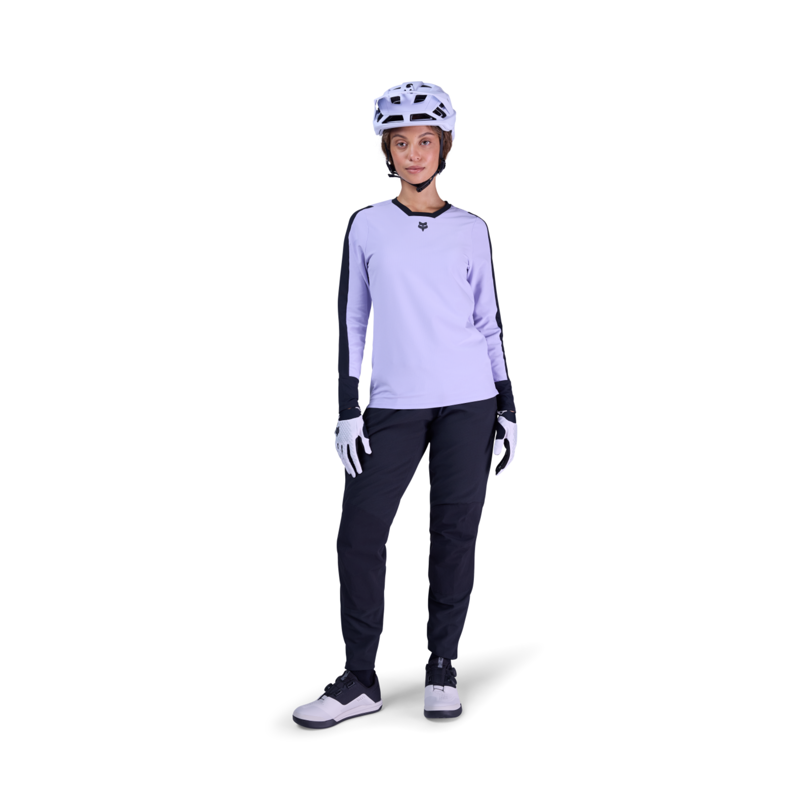 Fox Racing W Defend LS Thermal Trikot langarm in VIOLETT