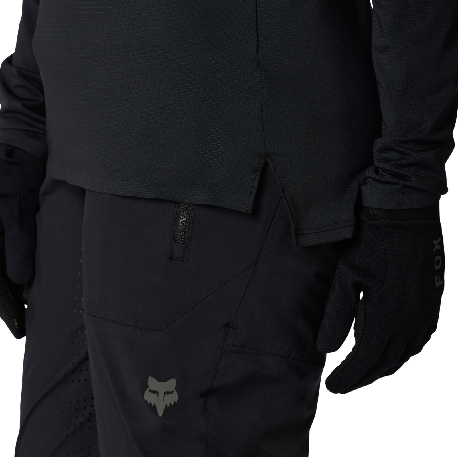 Fox Racing W Flexair LS Trikot langarm in SCHWARZ