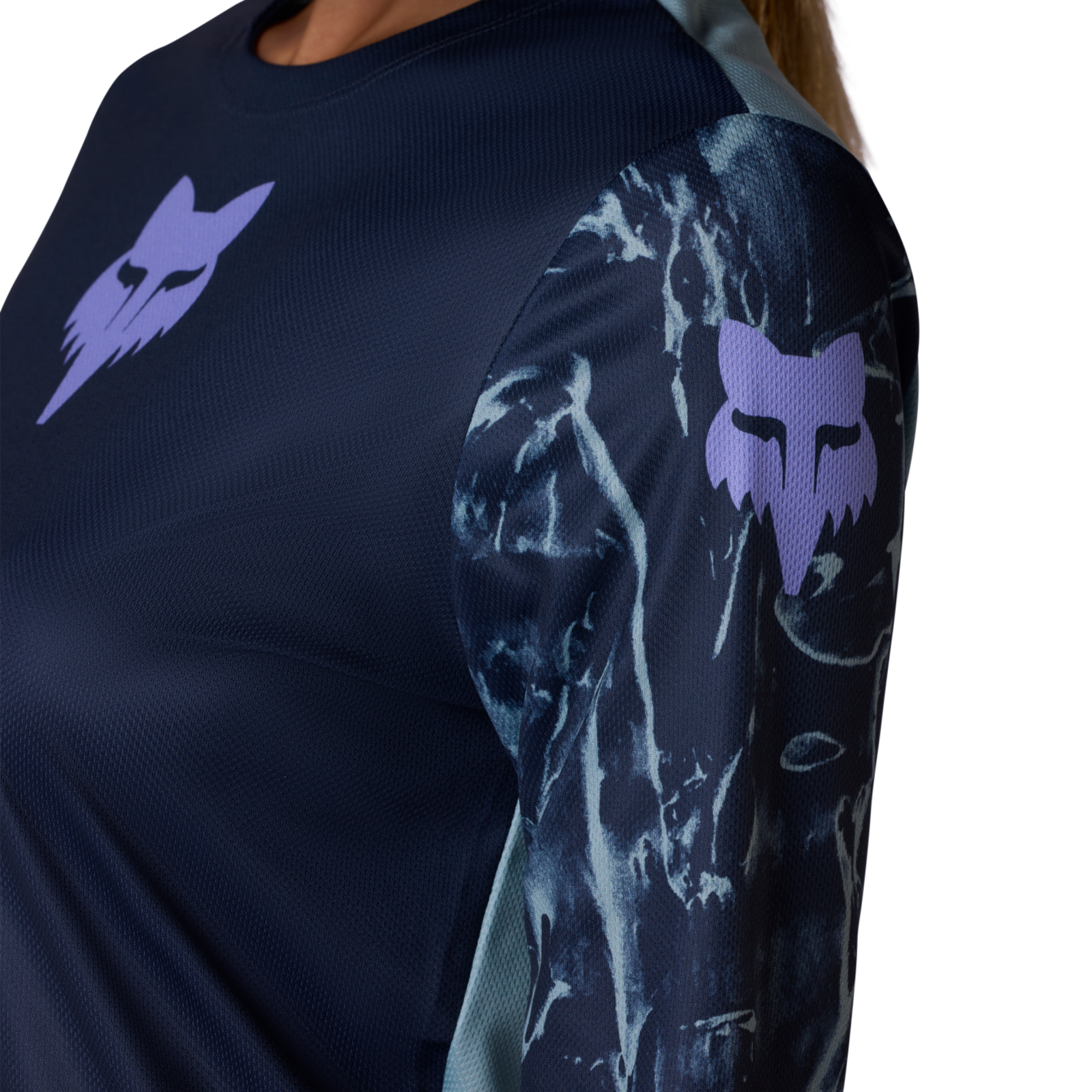 Fox Racing W Ranger LS  Image Print Trikot langarm in BLAU