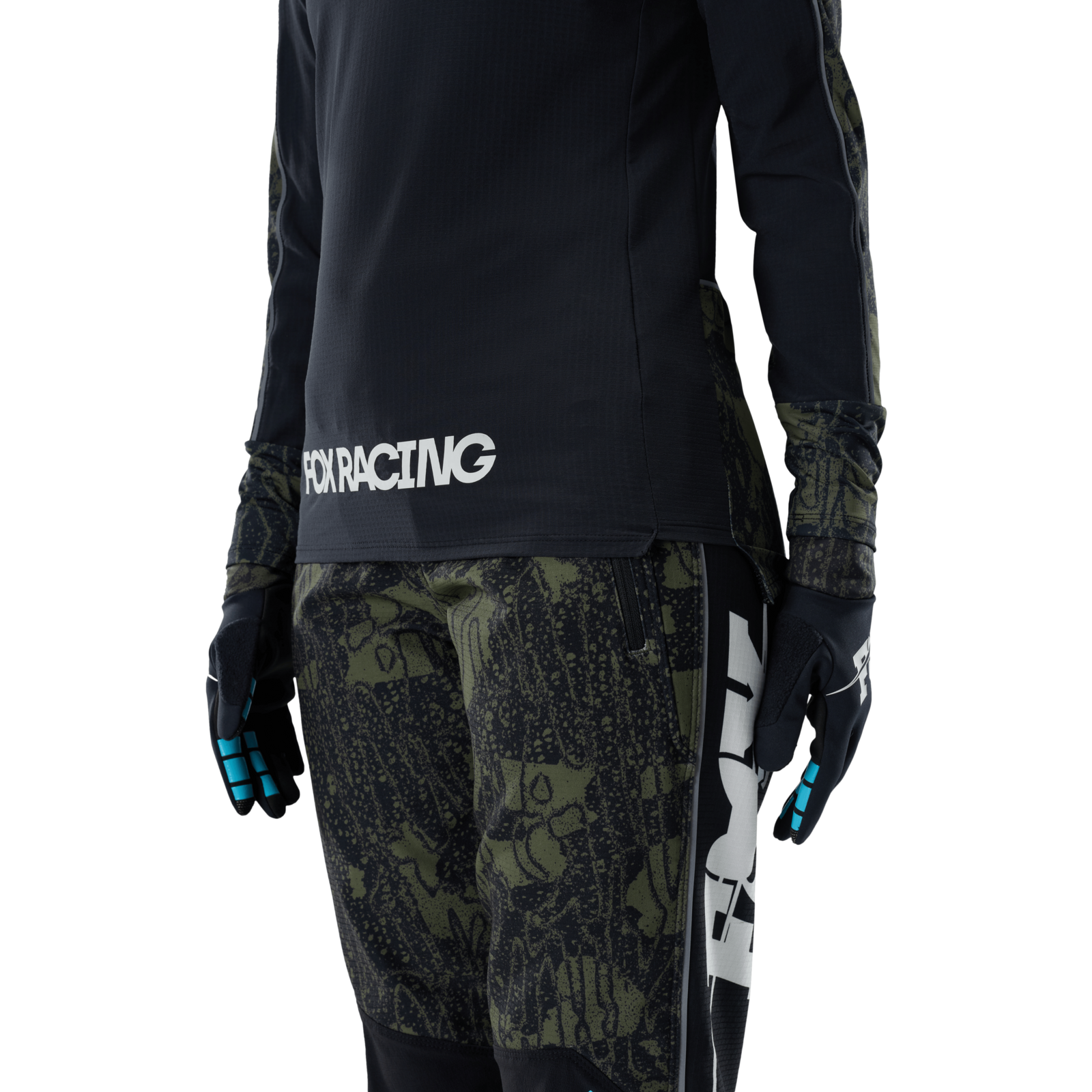 Fox Racing W Defend Thermal Jersey Lunar SE in SCHWARZ