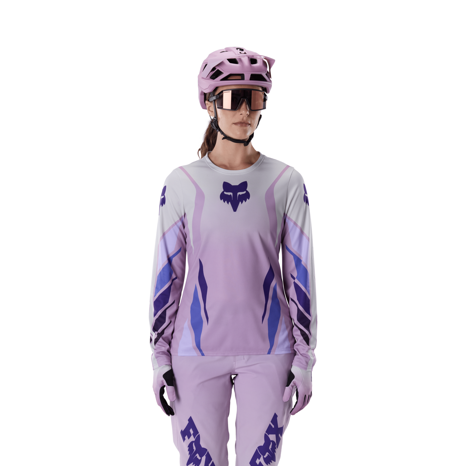 Fox Racing W Ranger LS Jersey Foundry in VIOLETT