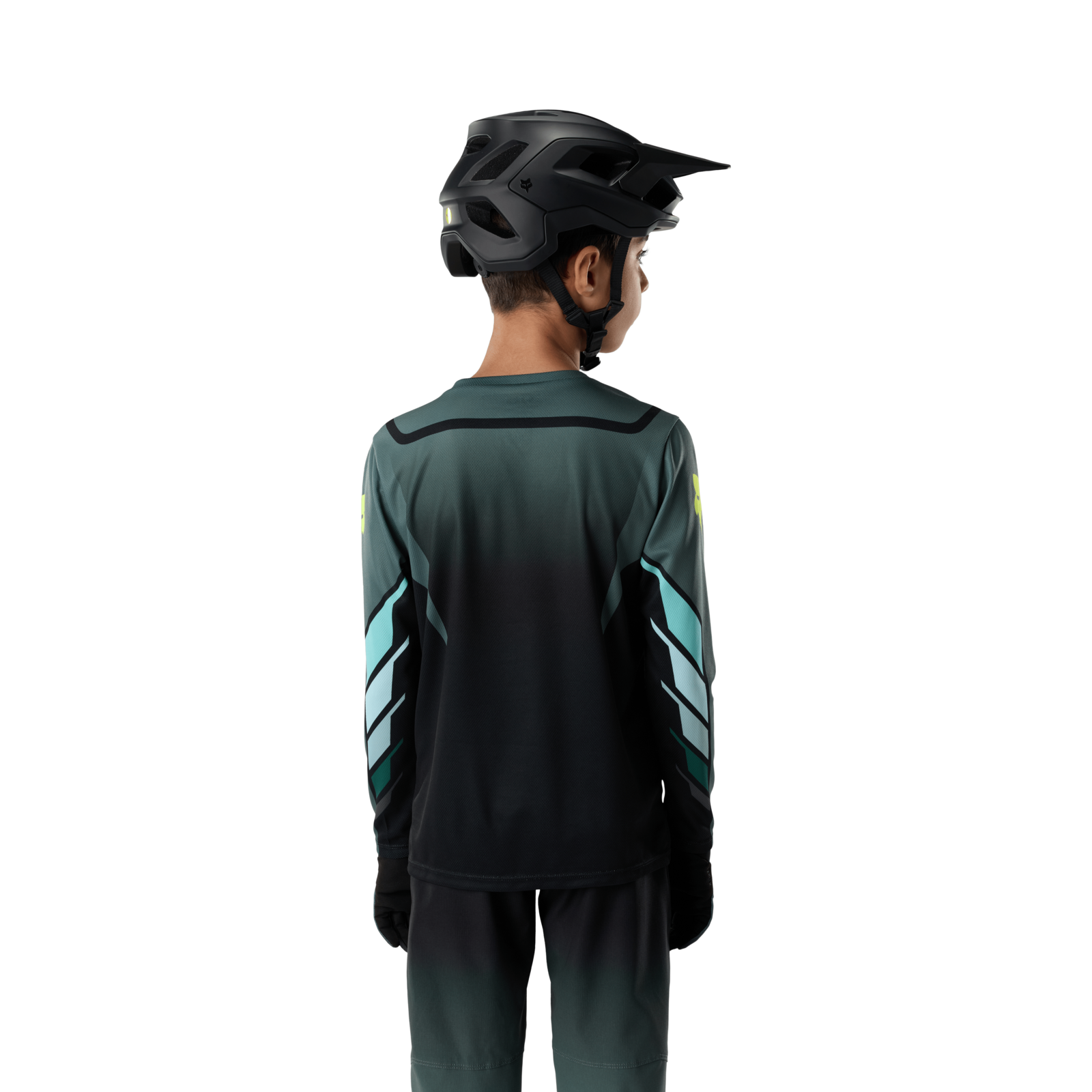 Fox Racing Yth Ranger LS Jersey Foundry in SCHWARZ