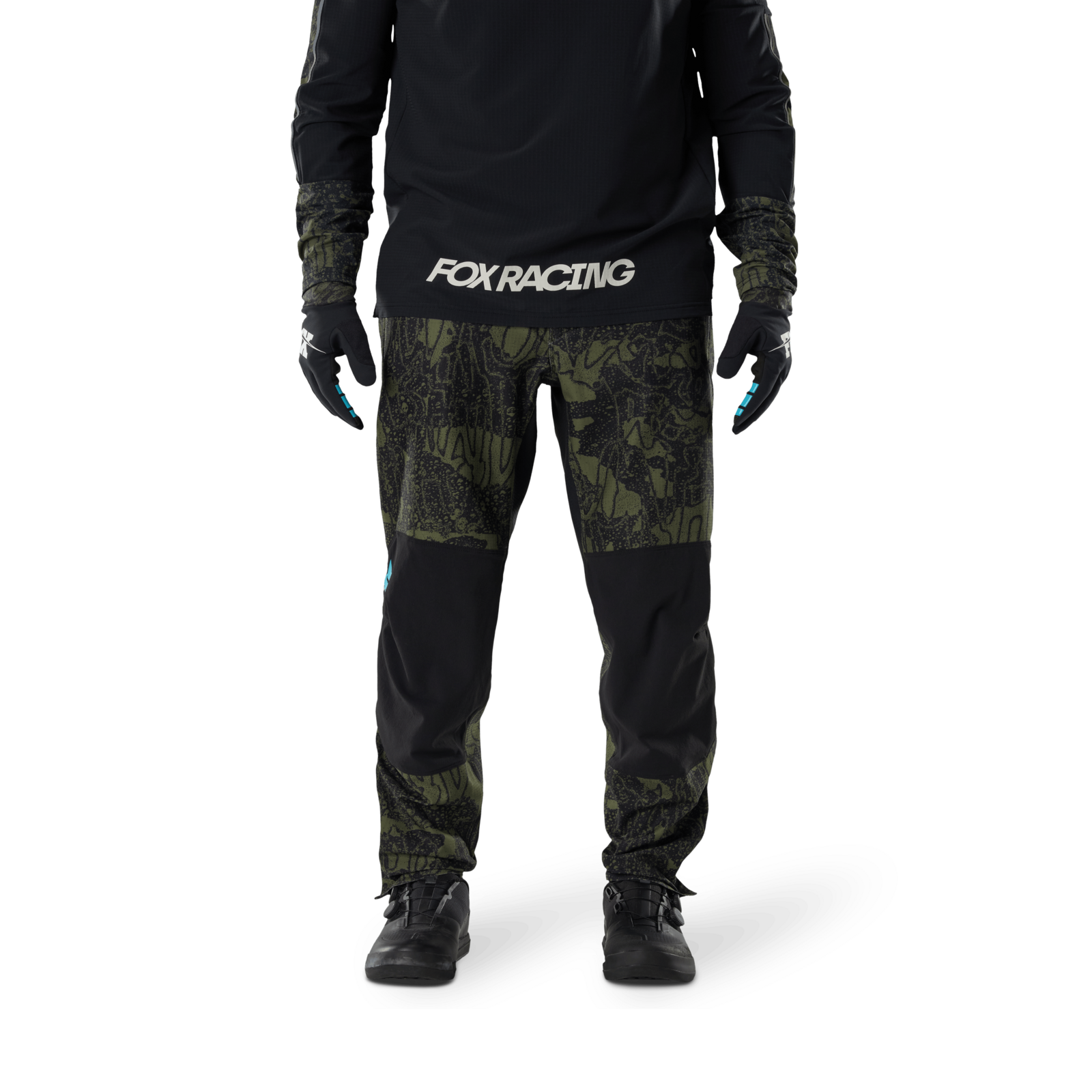 Fox Racing Defend Fire Pant Lunar SE in GRÜN