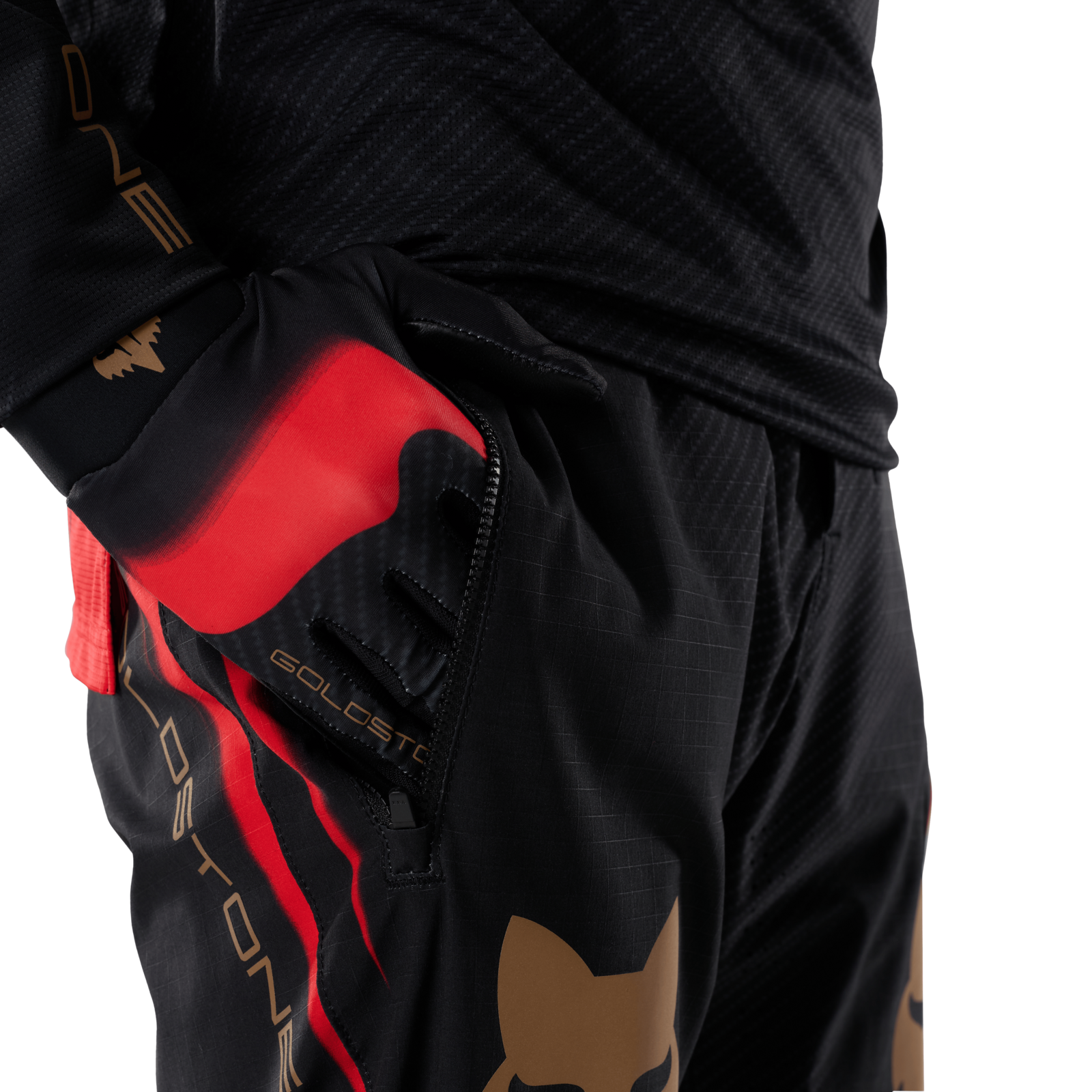 Fox Racing Flexair Pant Goldstone SE in SCHWARZ