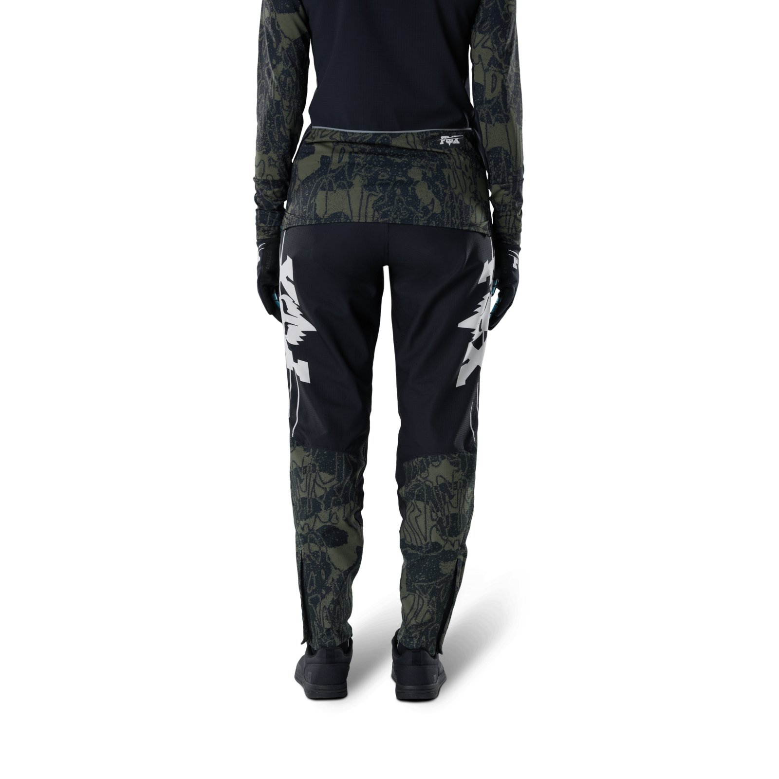 Fox Racing W Defend Fire Pant Lunar in GRÜN