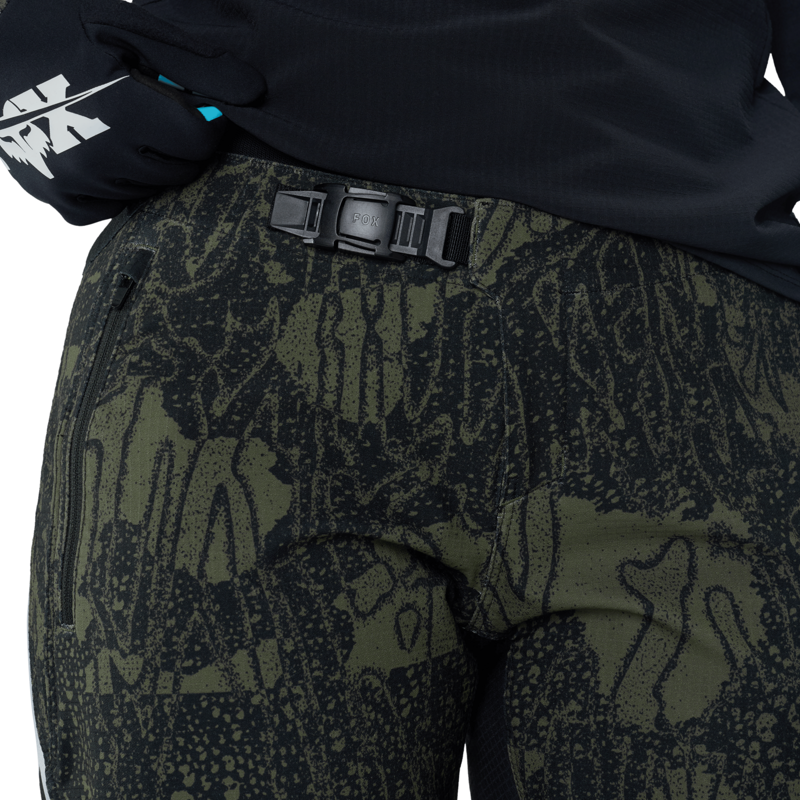 Fox Racing W Defend Fire Pant Lunar in GRÜN