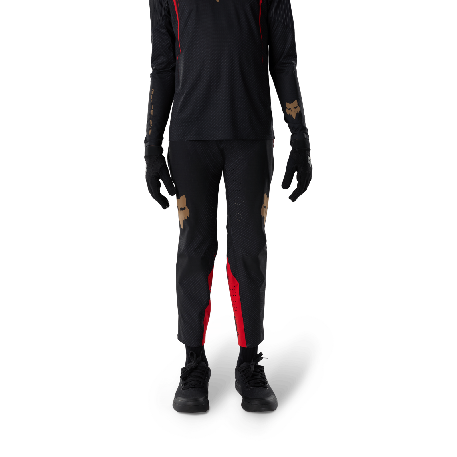 Fox Racing Yth Flexair Pant Goldstone SE in SCHWARZ