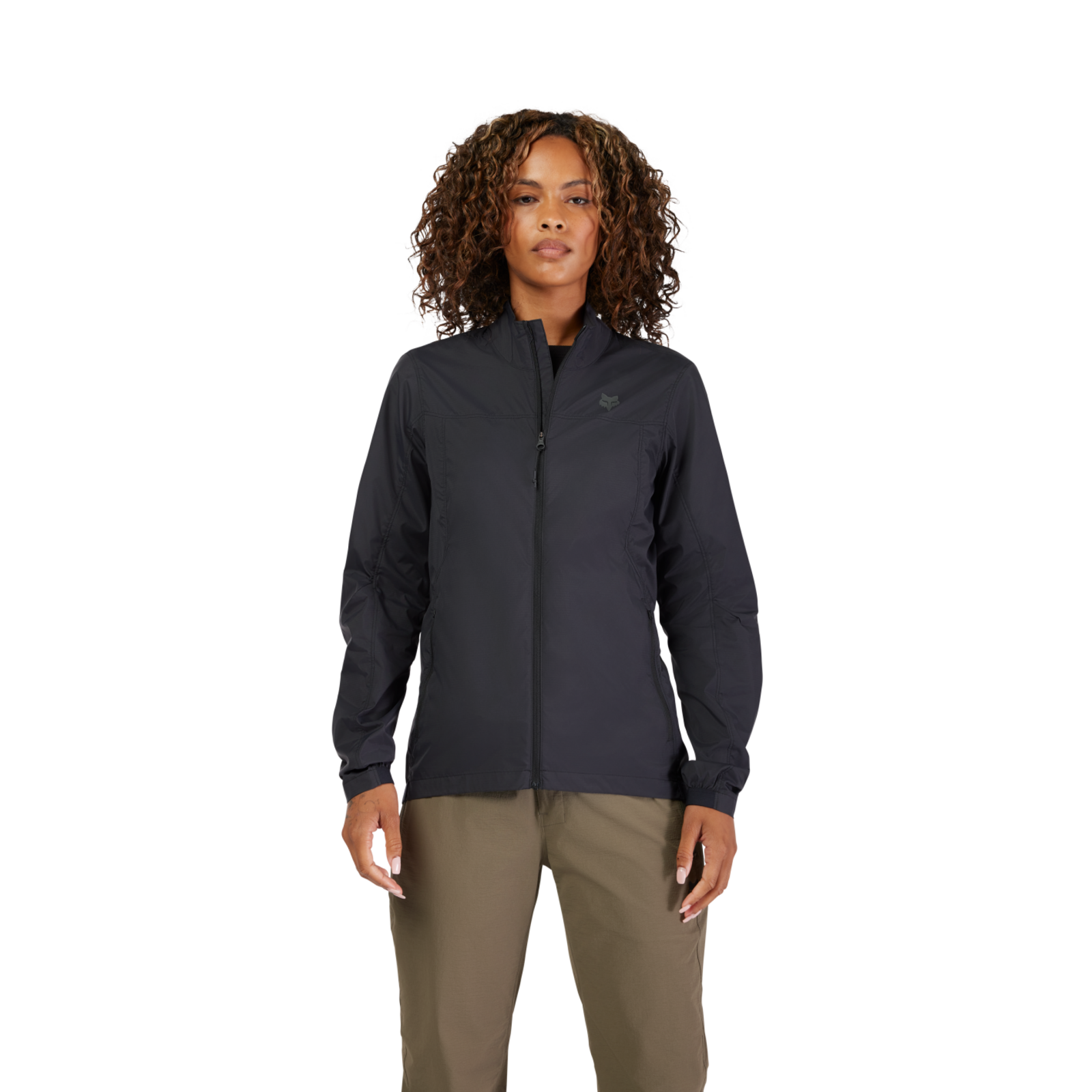 Fox Racing W Ranger Wind Jacket in SCHWARZ
