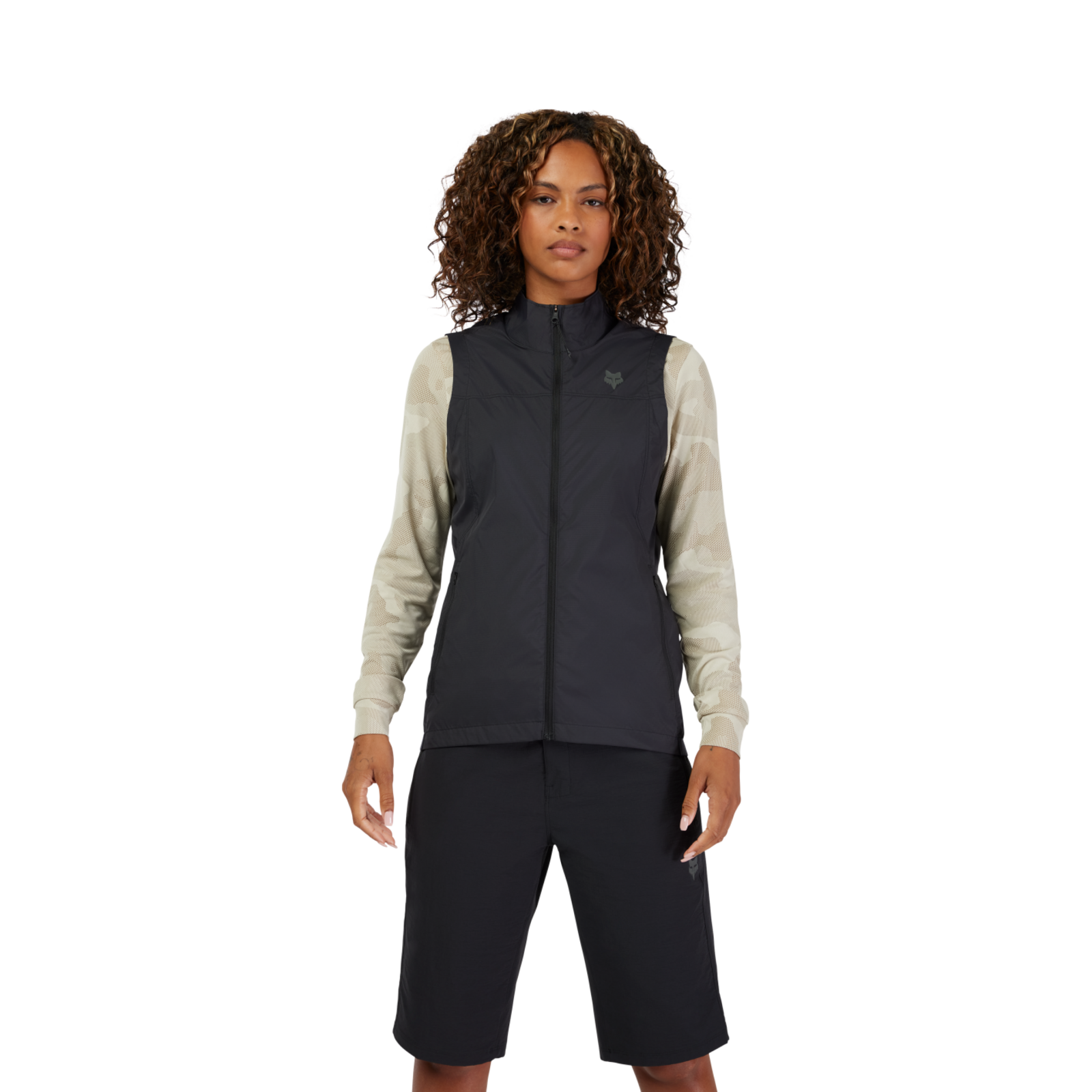 Fox Racing W Ranger Wind Vest in SCHWARZ