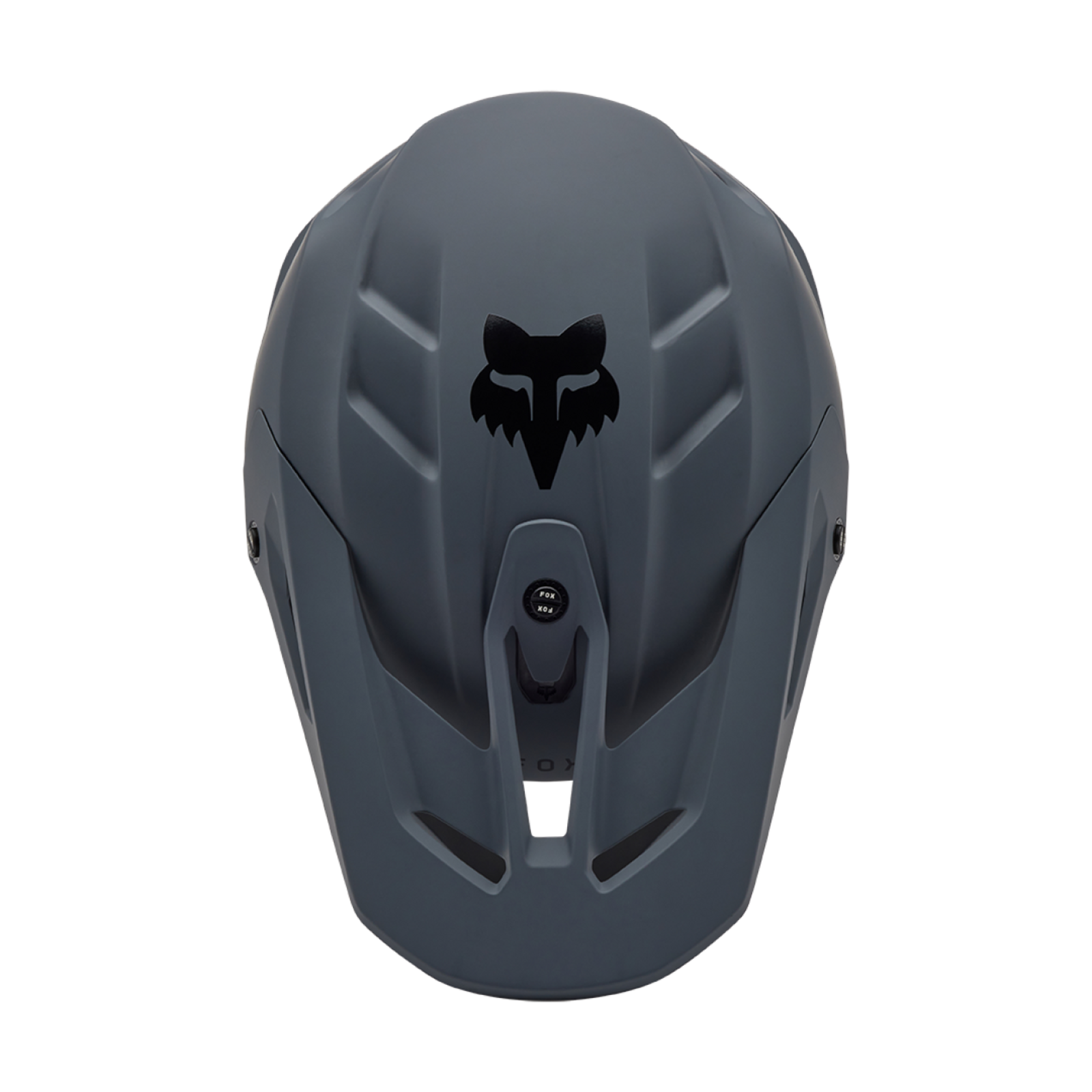 Fox Racing V3 Solid Motocross Helm in GRAU