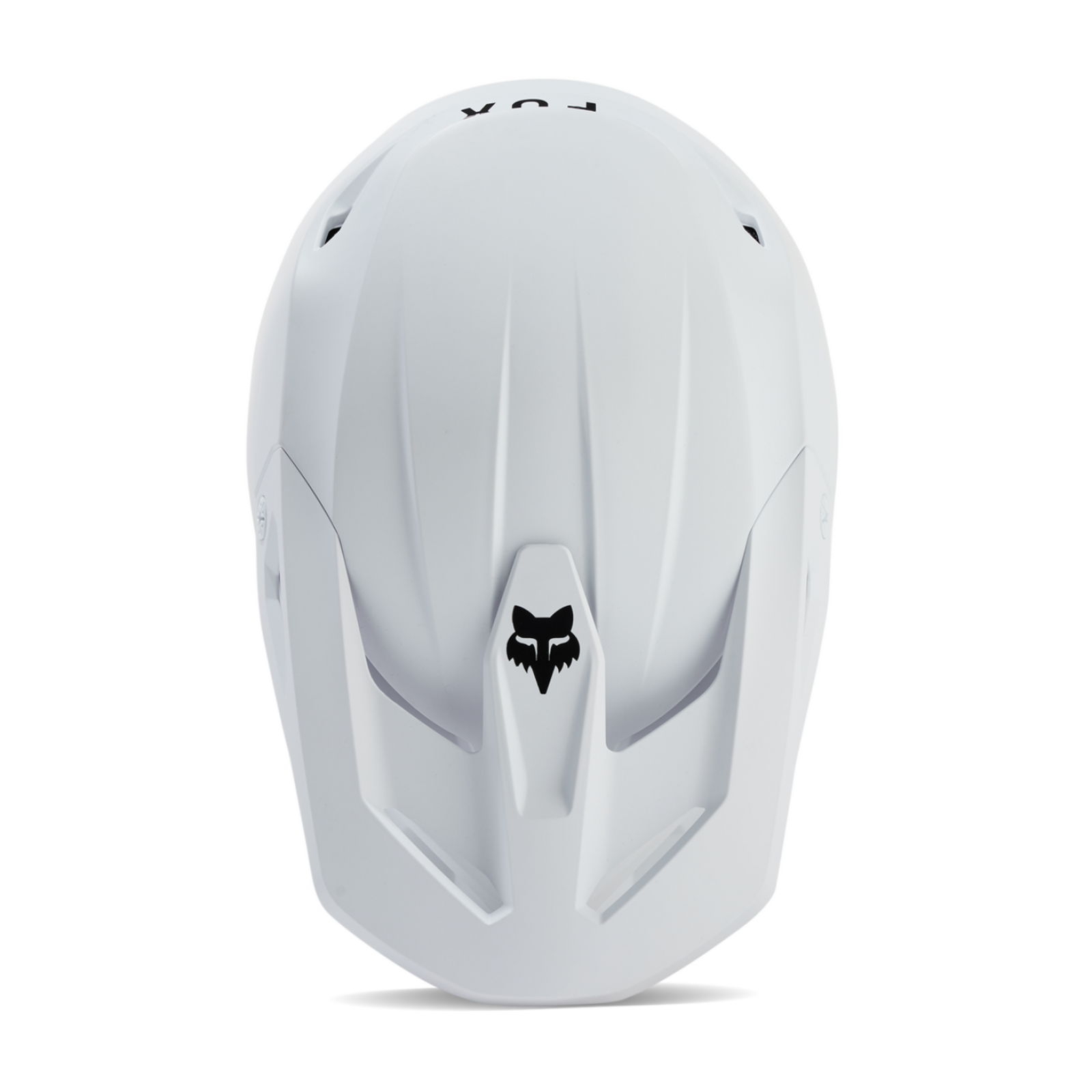 Fox Racing V1 Solid Motocross Helm in WEISS