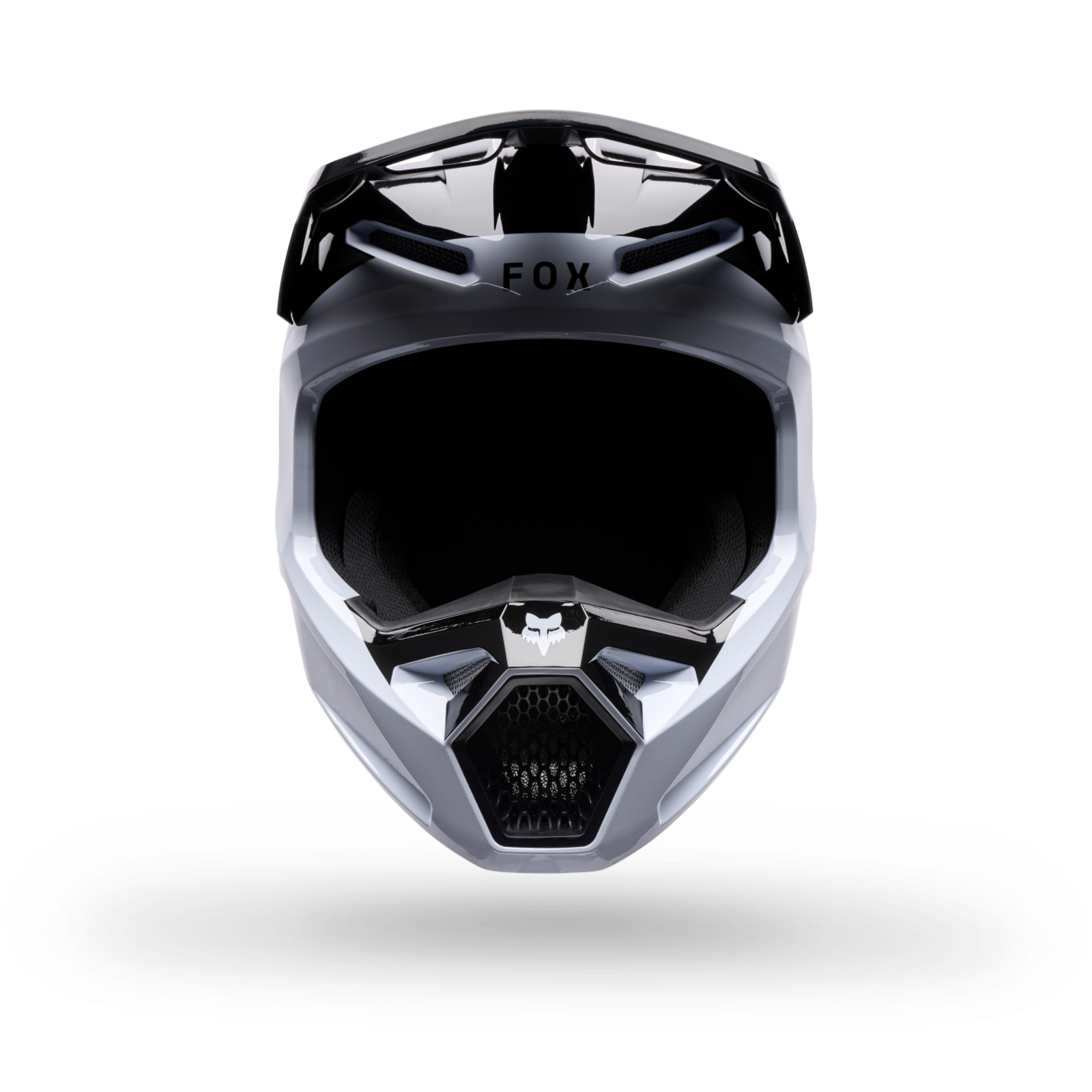 Fox Racing V1 Noble Motocross Helm in WEISS