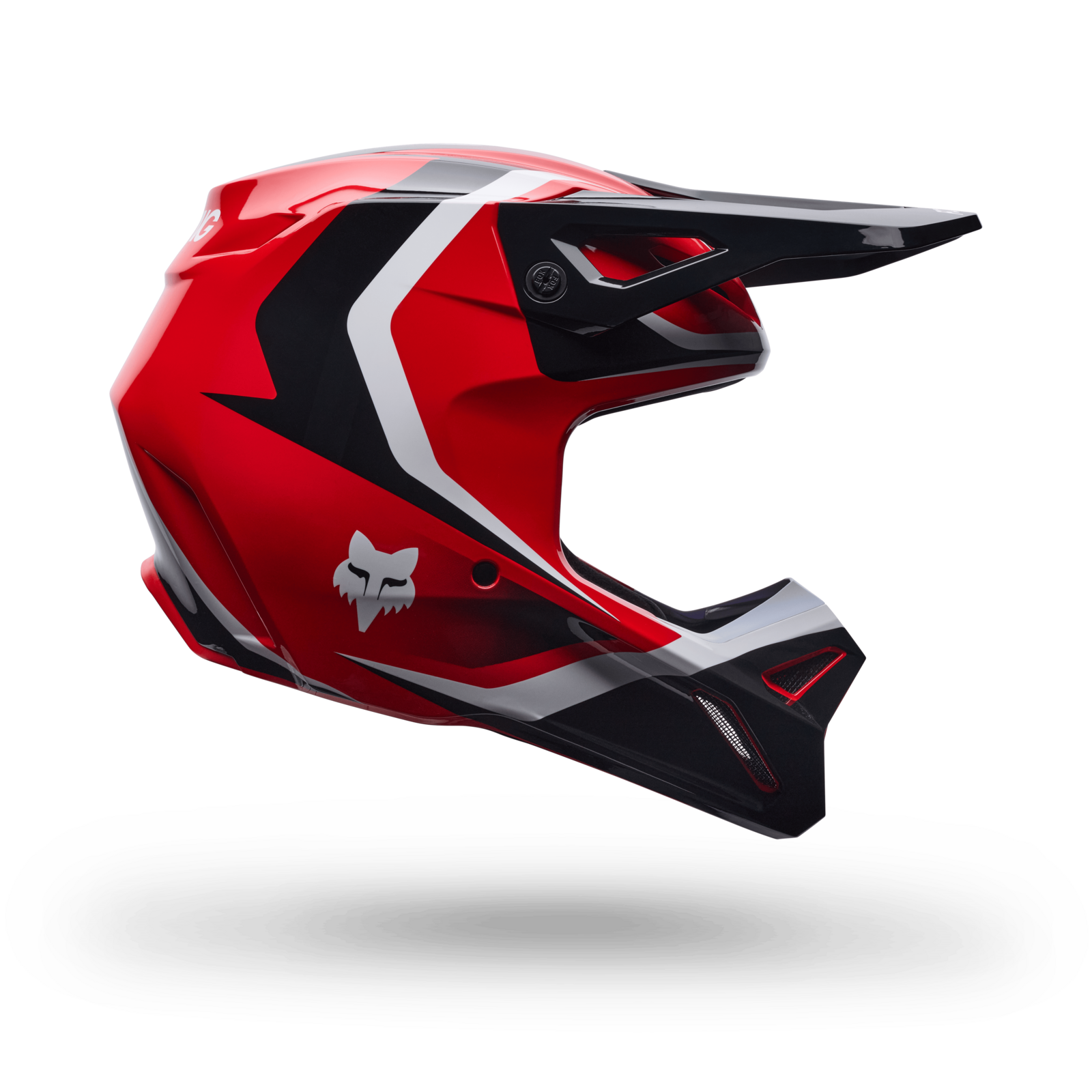 Fox Racing V1 Frame Helmet in ROT