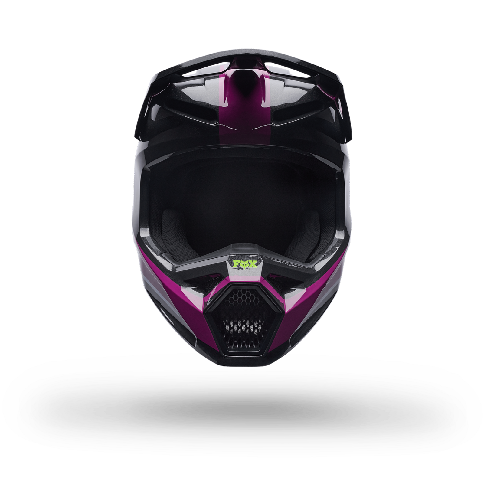 Fox Racing V1 Raid Helmet in VIOLETT