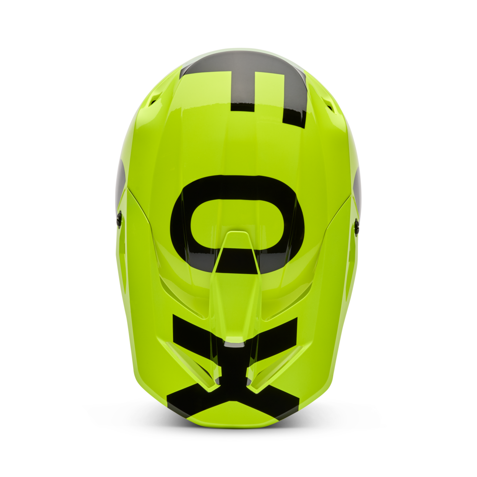 Fox Racing Yth V1 Shield Motocross Helm in GRÜN