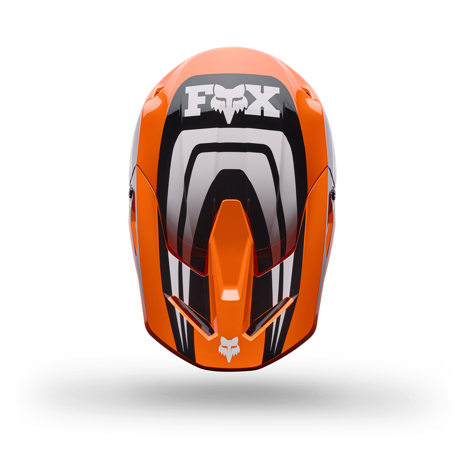 Fox Racing Yth V1 Draft Helmet in ORANGE