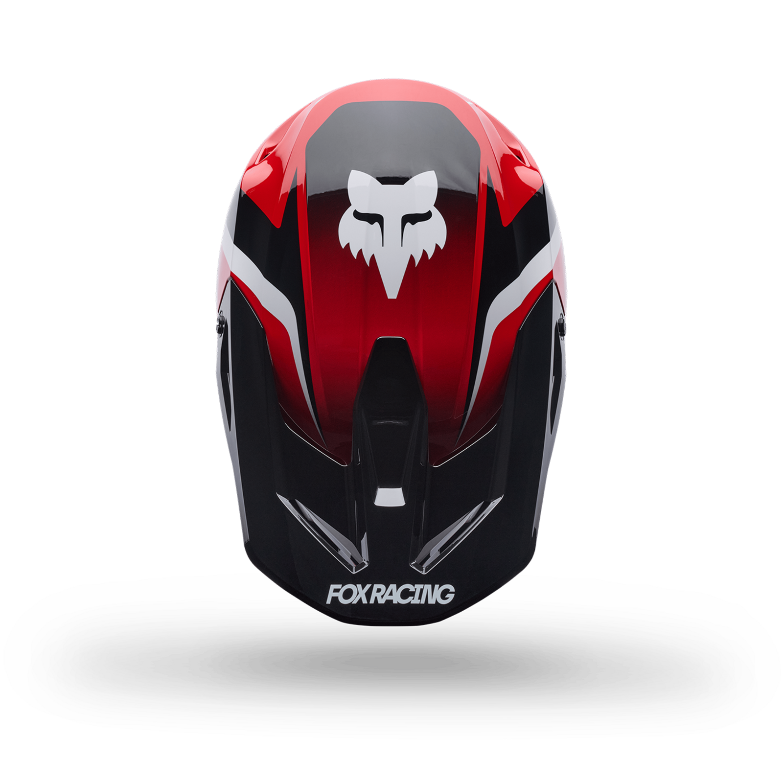 Fox Racing Yth V1 Frame Helmet in ROT