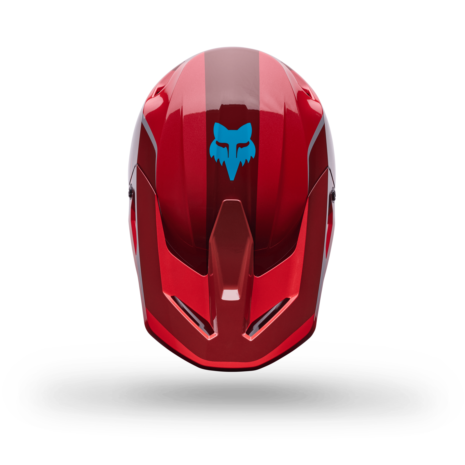 Fox Racing Yth V1 Raid Helmet in ROT