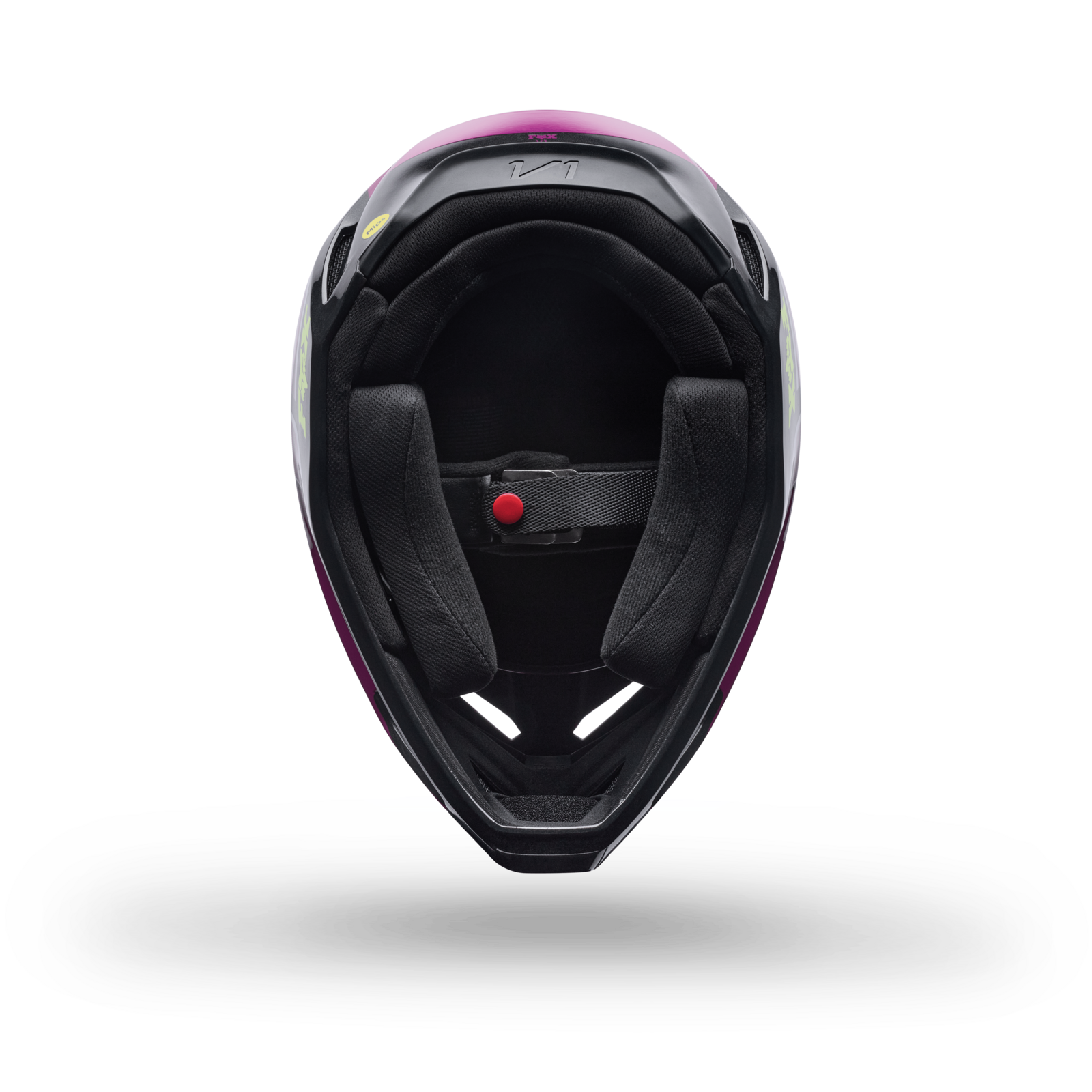 Fox Racing Yth V1 Raid Helmet in VIOLETT