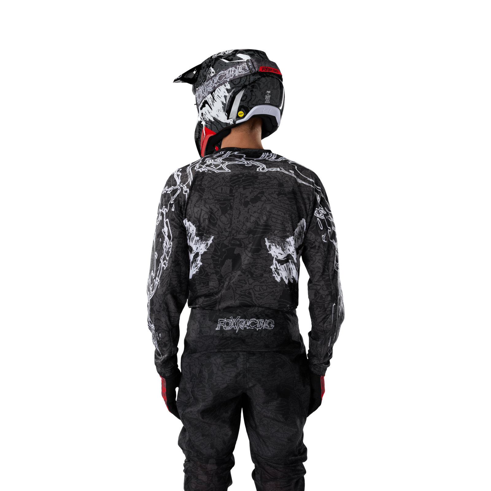 Fox Racing 180 Abyss Jersey in SCHWARZ