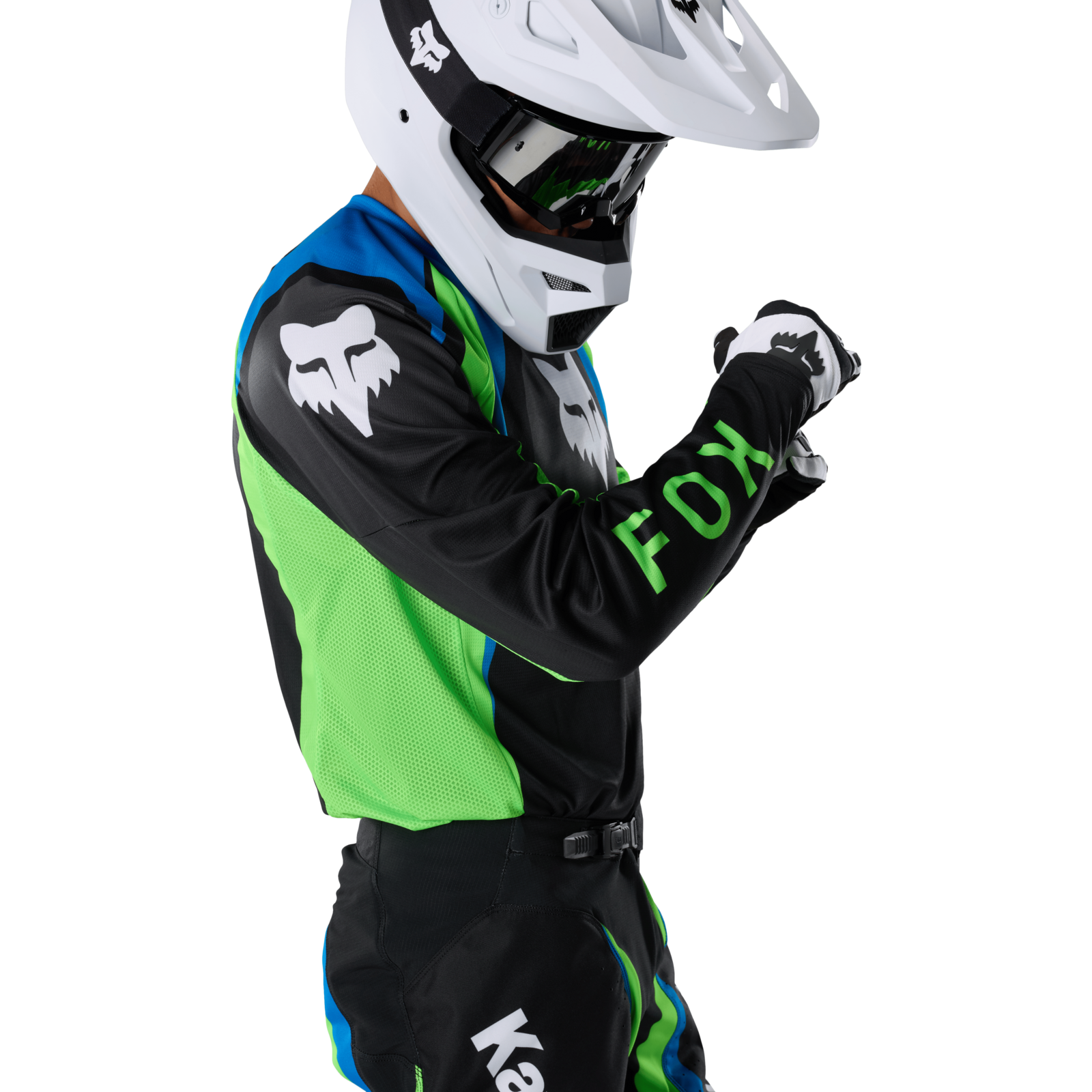 Fox Racing 180 Kawasaki Jersey in SCHWARZ