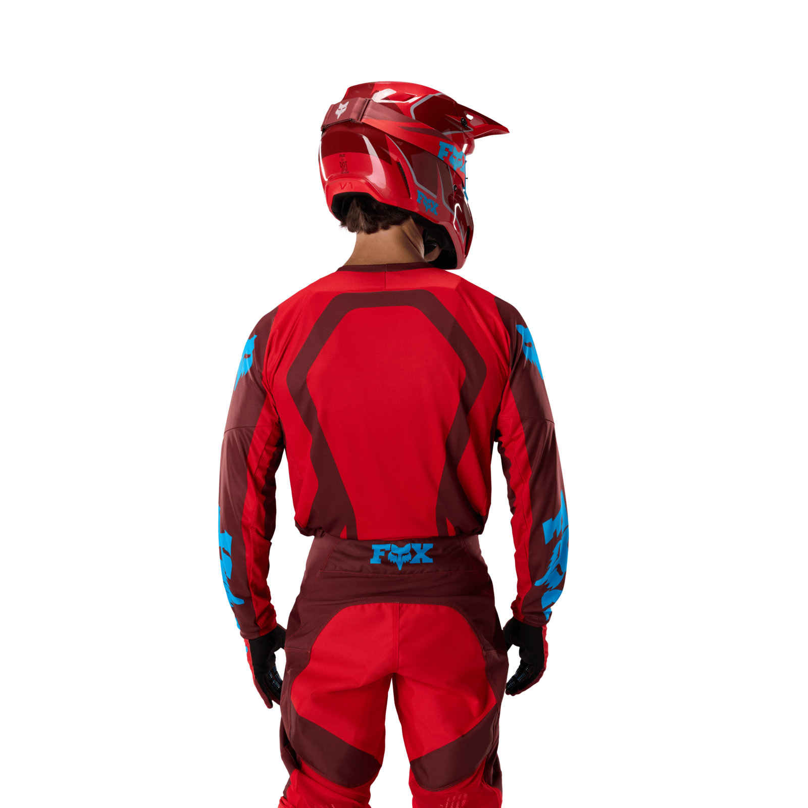 Fox Racing 180 Raid Jersey in ROT