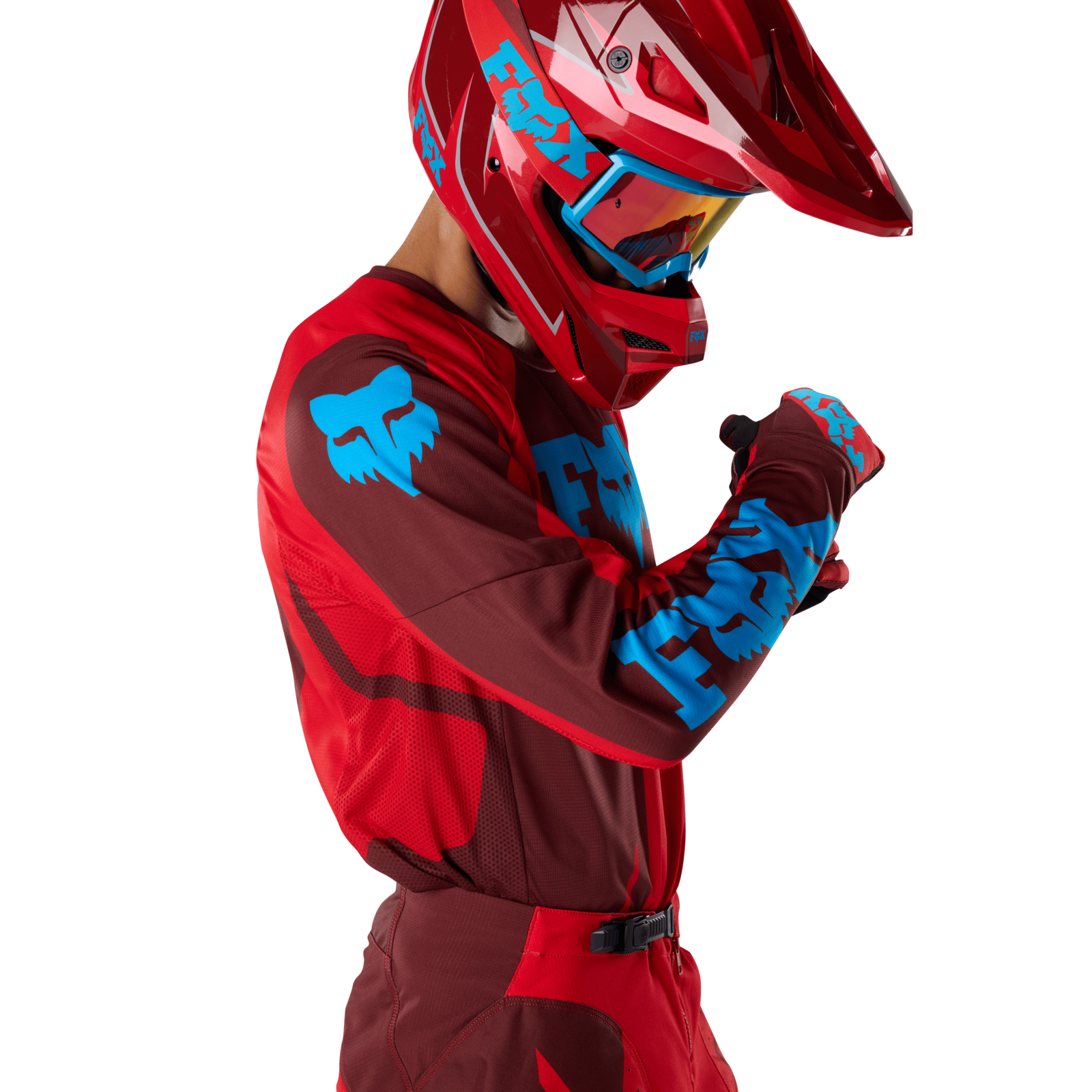 Fox Racing 180 Raid Jersey in ROT
