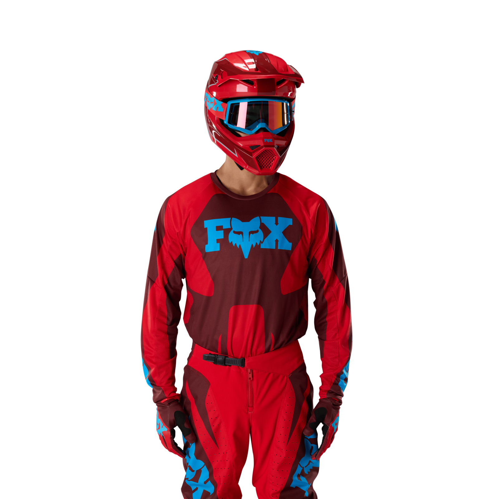 Fox Racing 180 Raid Jersey in ROT