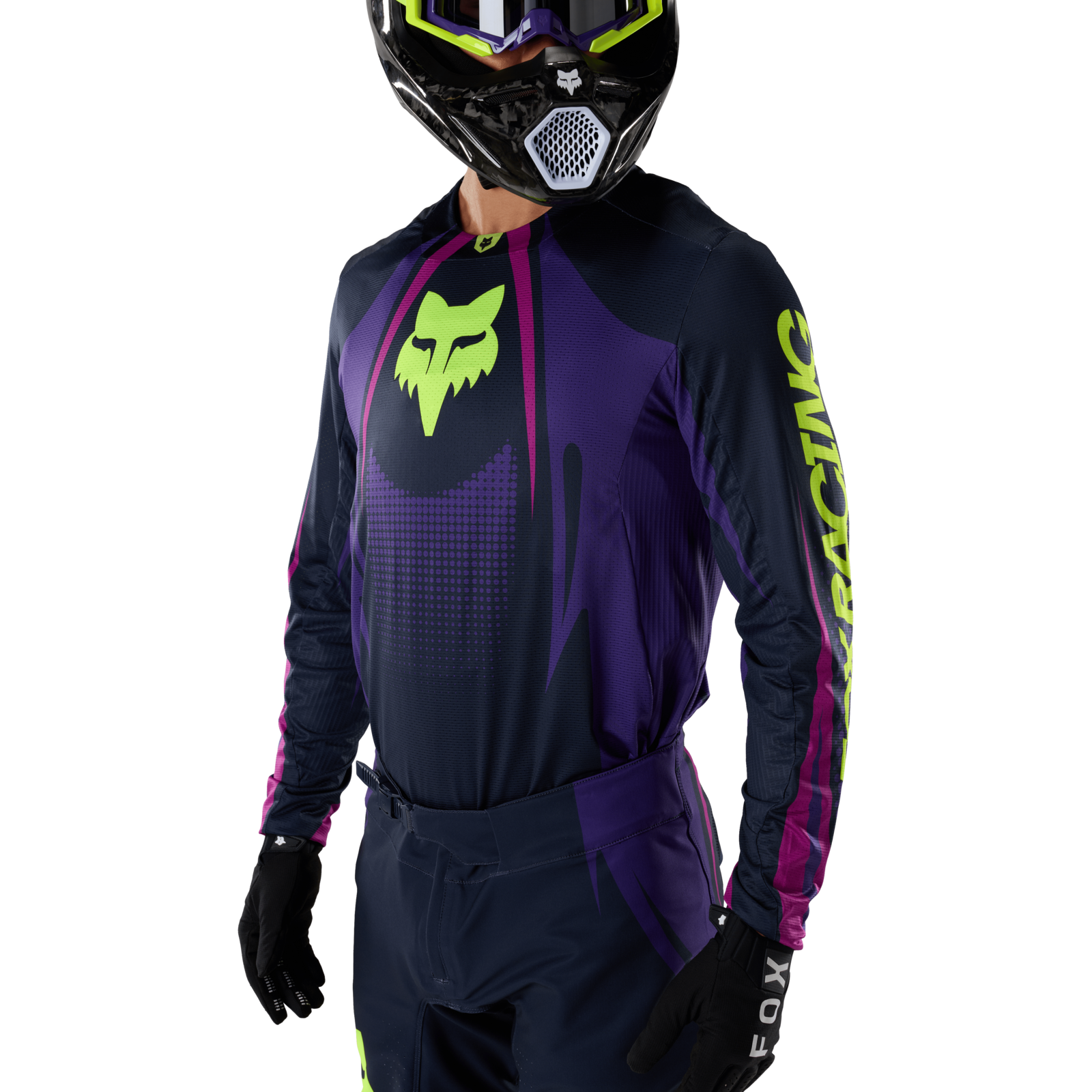 Fox Racing 360 Temper Jersey in SCHWARZ