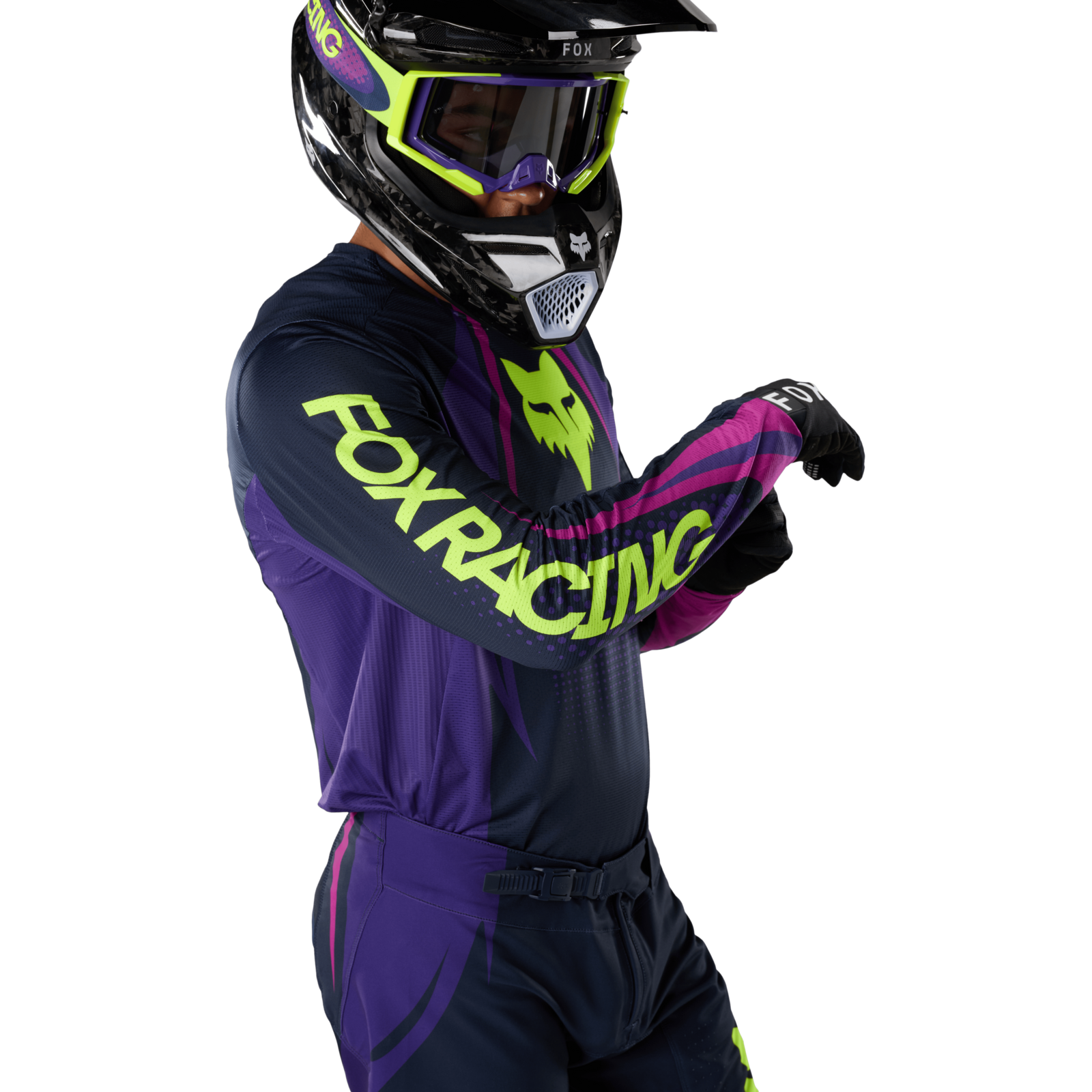 Fox Racing 360 Temper Jersey in SCHWARZ