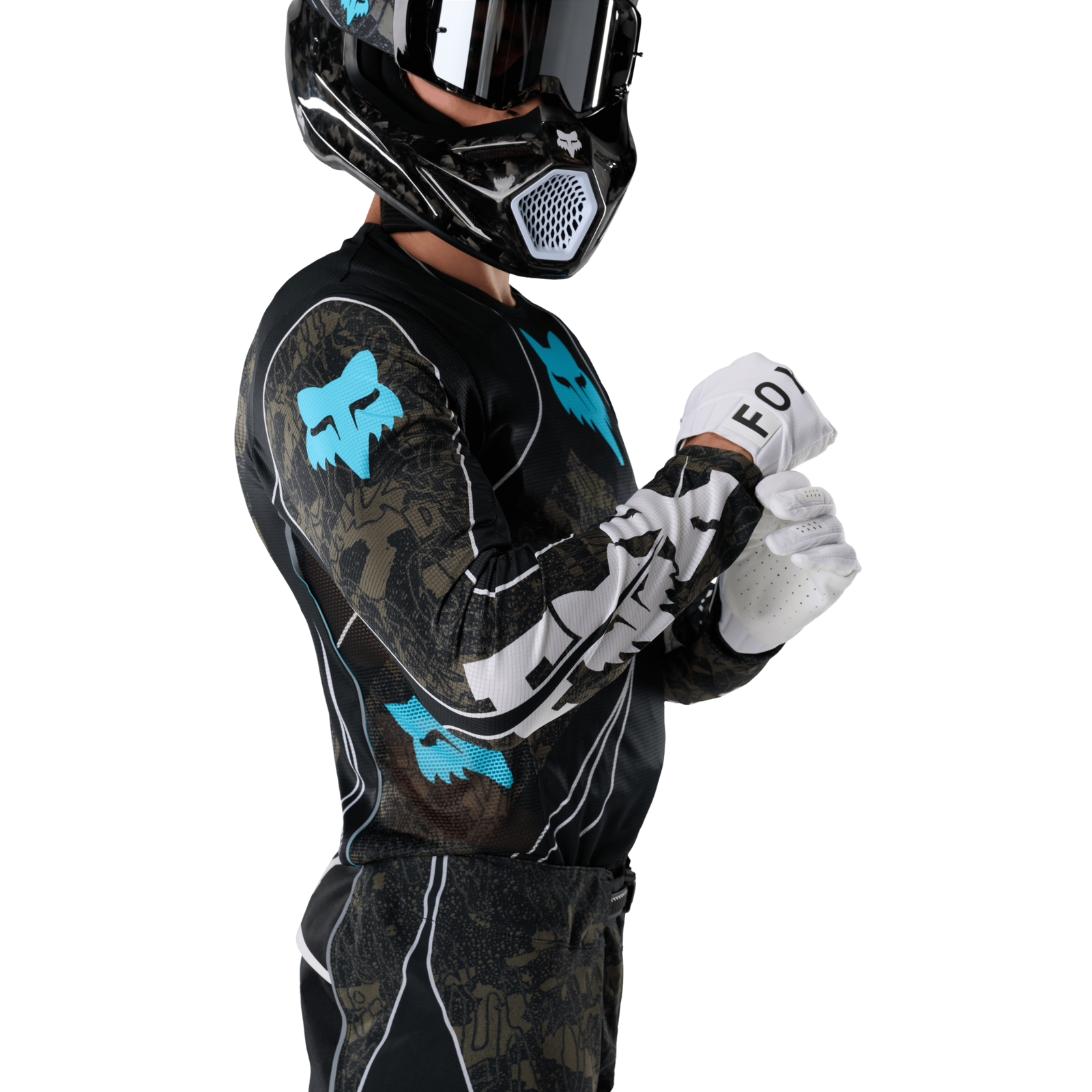 Fox Racing Flexair Apex Jersey in SCHWARZ