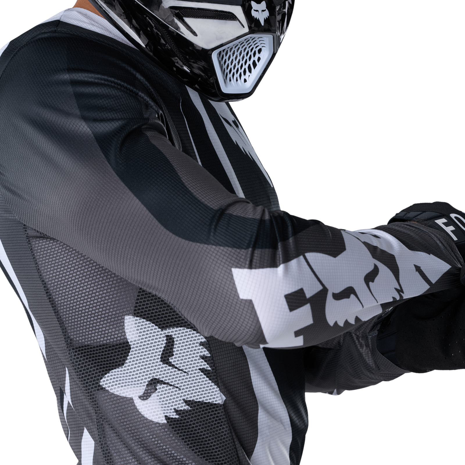 Fox Racing Flexair Thorn Jersey in SCHWARZ