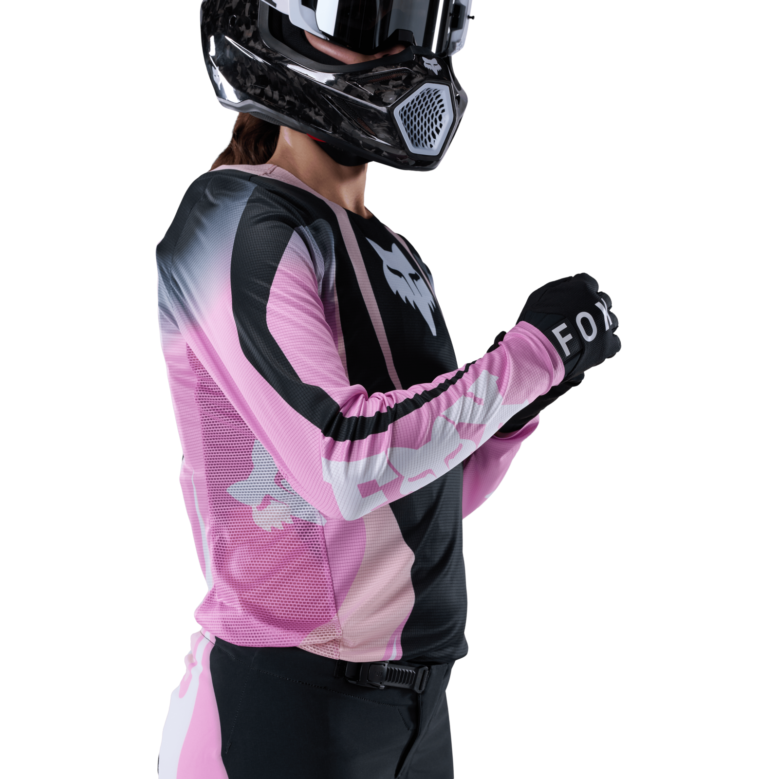 Fox Racing W Flexair Thorn Jersey in SCHWARZ
